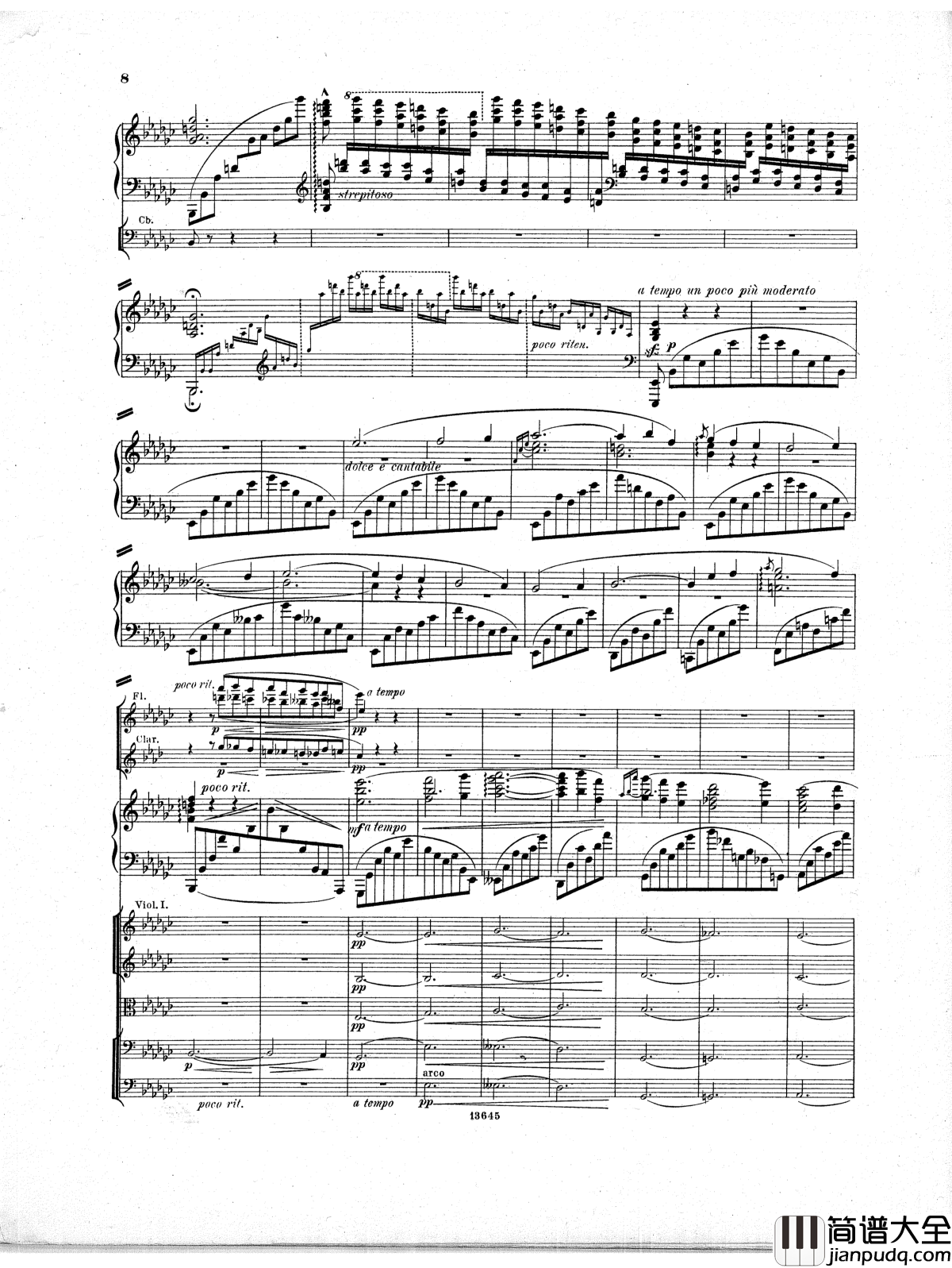 Lyapunov_降E小调第一钢琴协奏曲_Op.4钢琴谱_Lyapunov