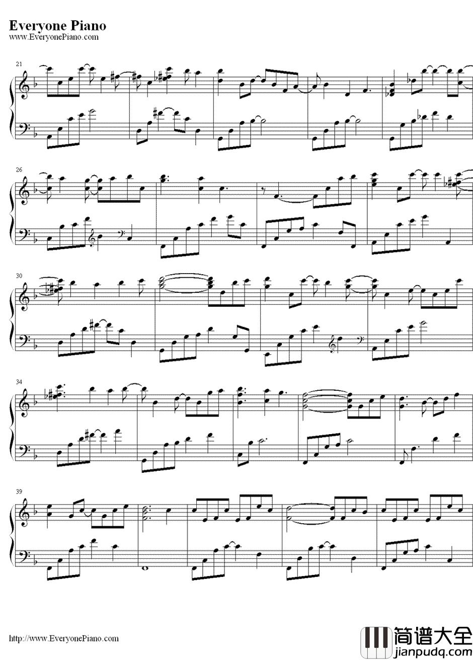 Dreams钢琴谱_李闰珉(Yiruma)