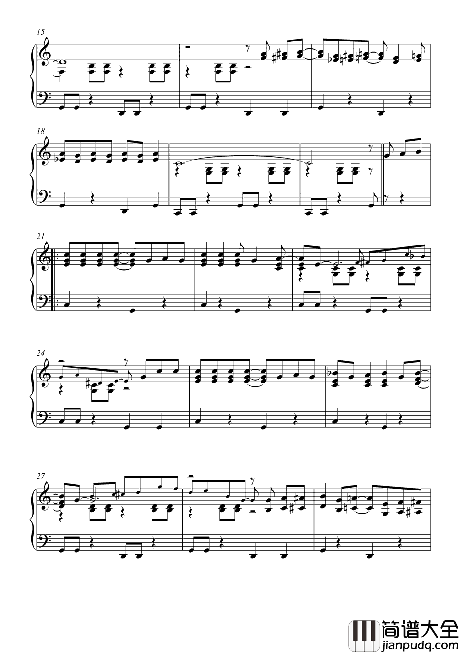 You_Never_Can_Tell钢琴谱_ChuckBerry