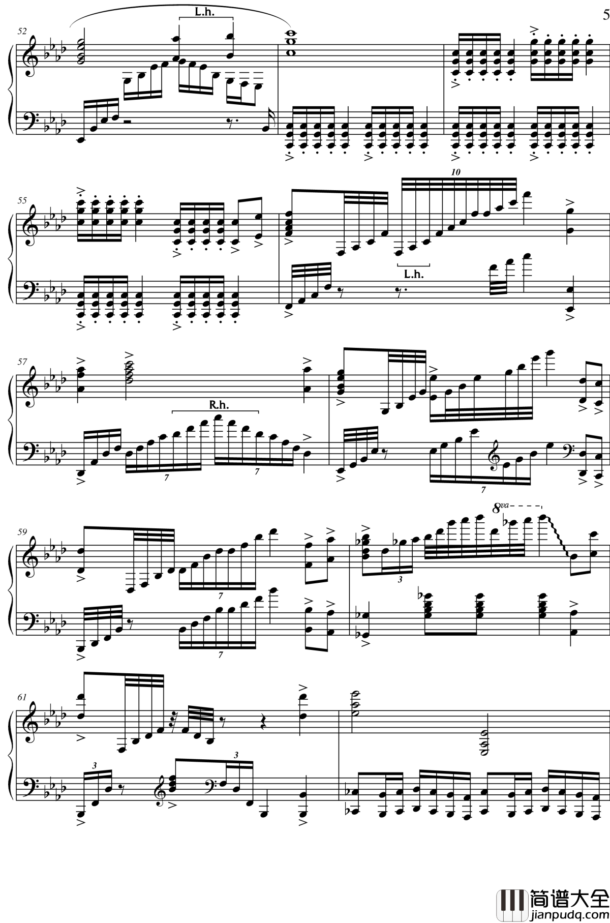 英雄联盟主题曲钢琴谱_League_of_Legends_Piona_Paraphrase