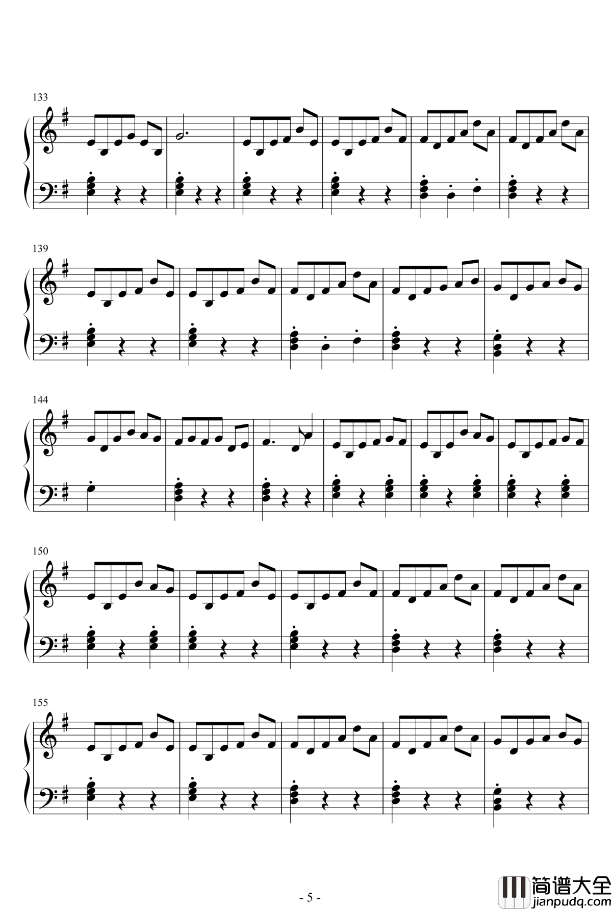 A_Woodland_Night钢琴谱_Piano_班得瑞_Bandari
