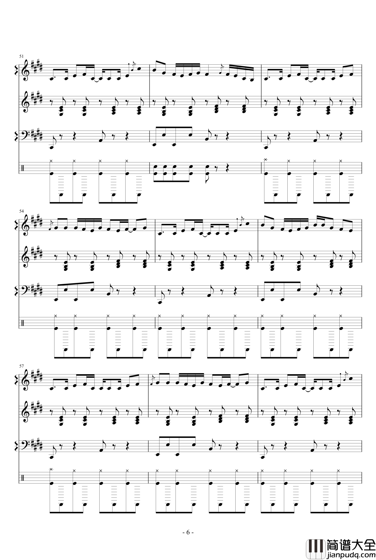 Monody钢琴谱_TheFatRat