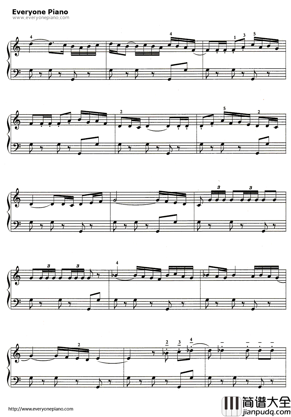 波莱罗(波莱罗舞曲)钢琴谱_莫里斯·拉威尔