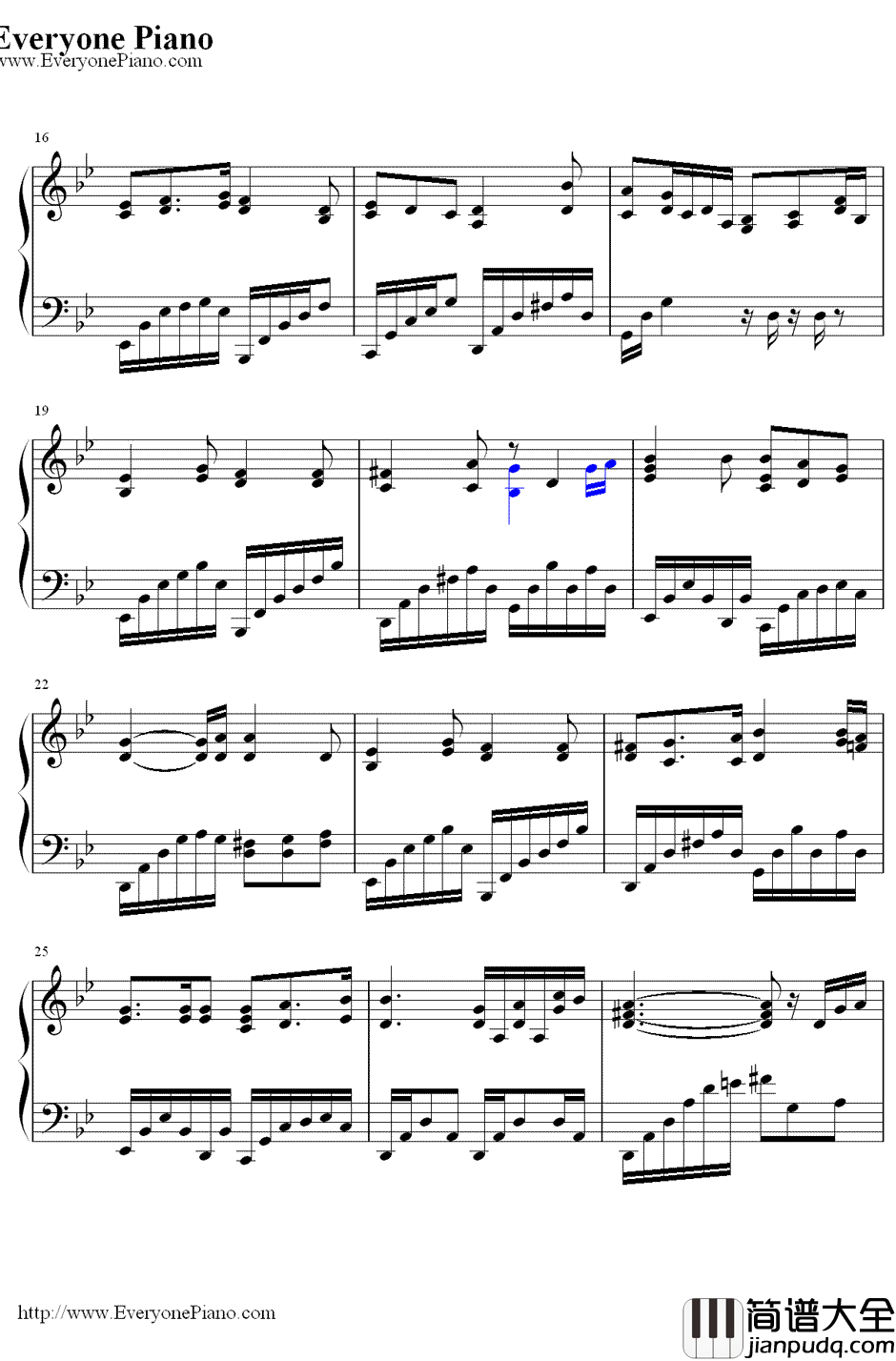 璀璨天空中的寂静(輝く空の静寂には)钢琴谱_Kalafina__黑执事II_插曲