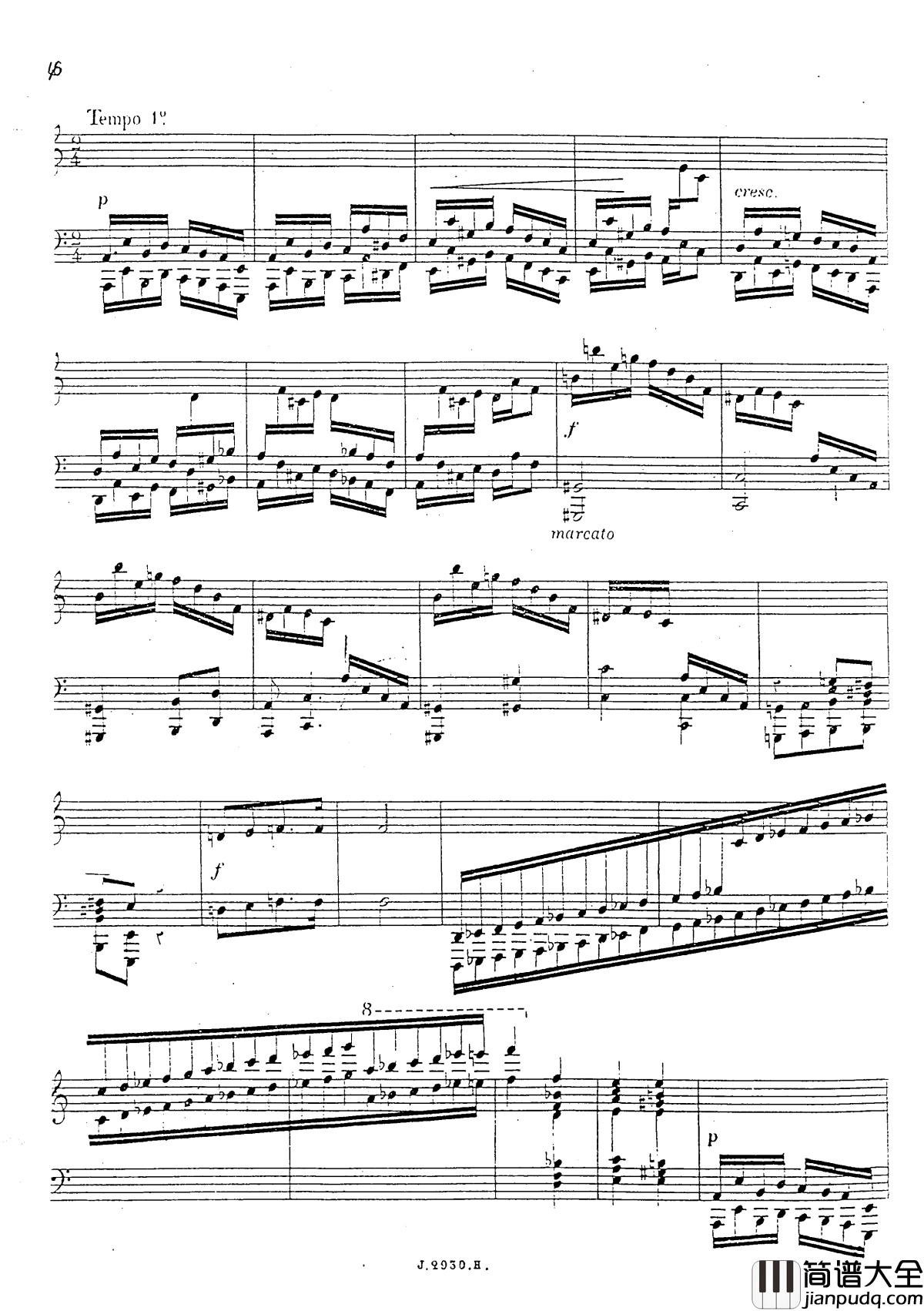 a小调第四钢琴奏鸣曲钢琴谱_安东_鲁宾斯坦__Op.100
