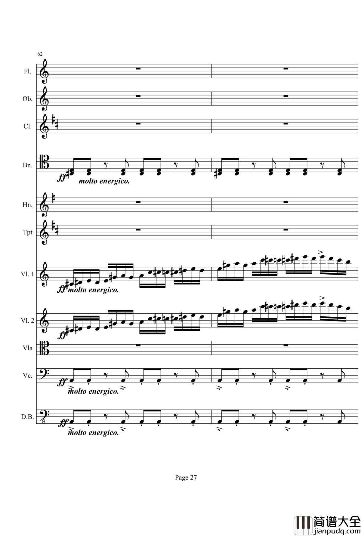 奏鸣曲之交响钢琴谱_第21_Ⅰ_贝多芬_beethoven