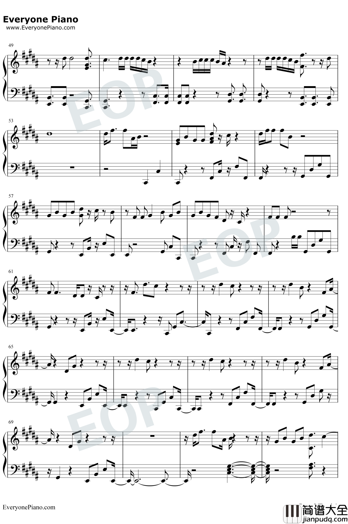 Dance_To_This钢琴谱_Troye_Sivan_/_Ariana_Grande