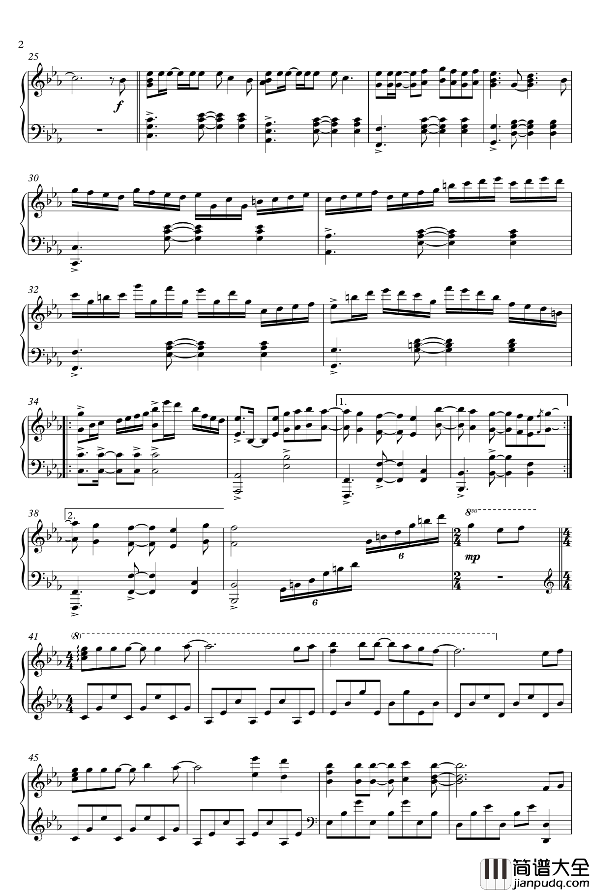 Stay_with_me钢琴谱_FunGuyPiano