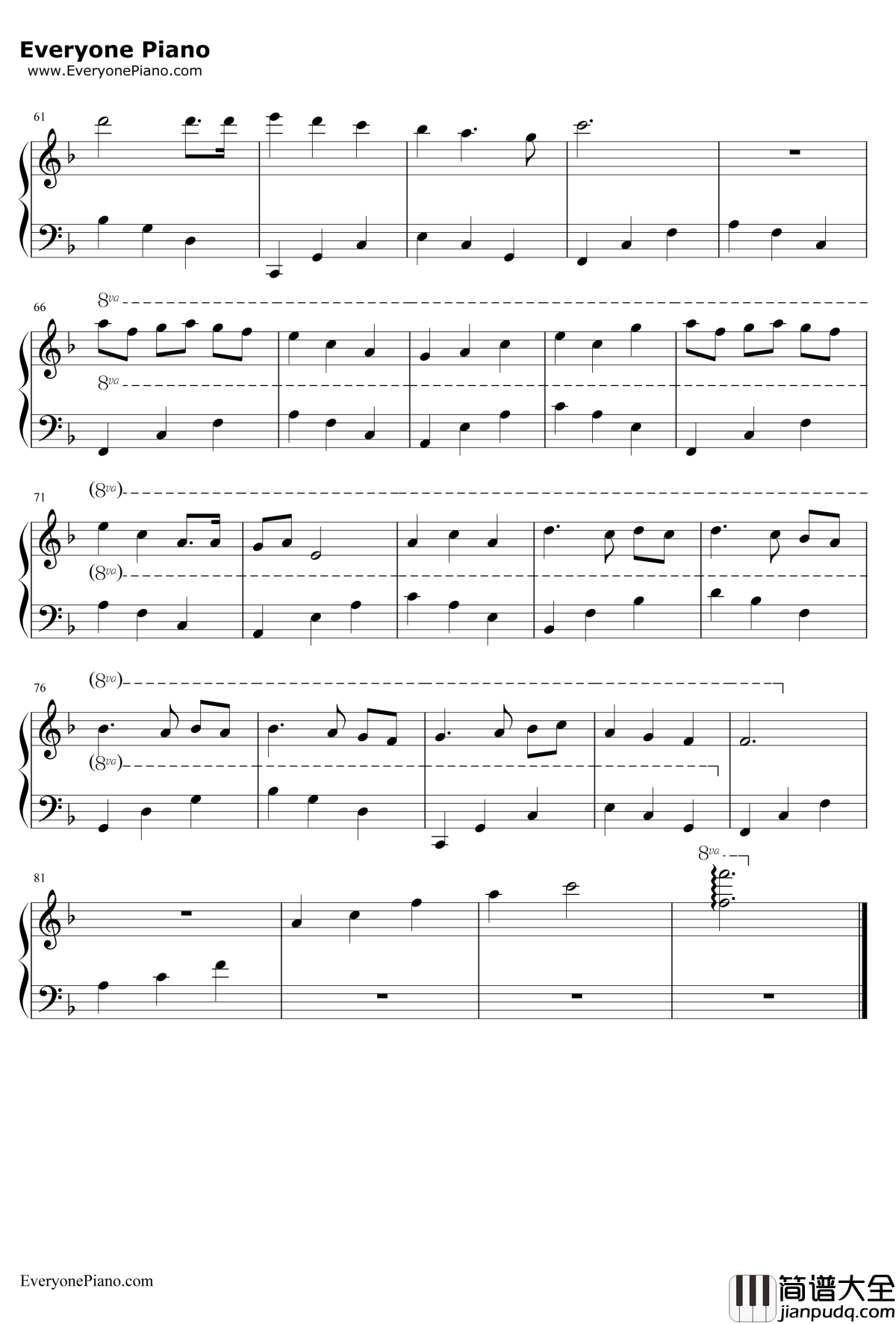 LavenderHills(薰衣草山丘)钢琴谱_BrianCrain_LavenderHills