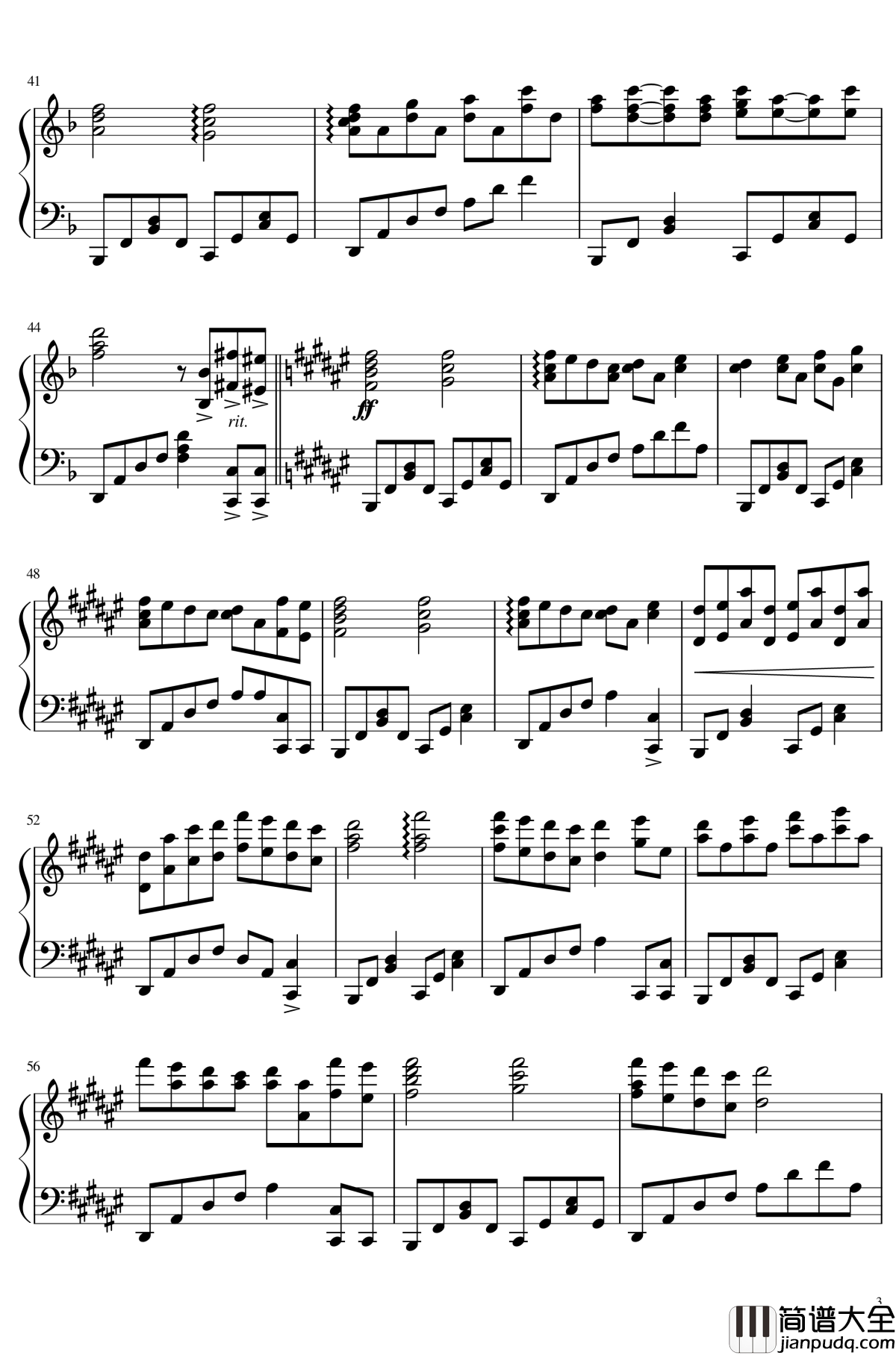 幽霊楽団_～_Phantom_Ensemble钢琴谱_东方花映冢_东方project