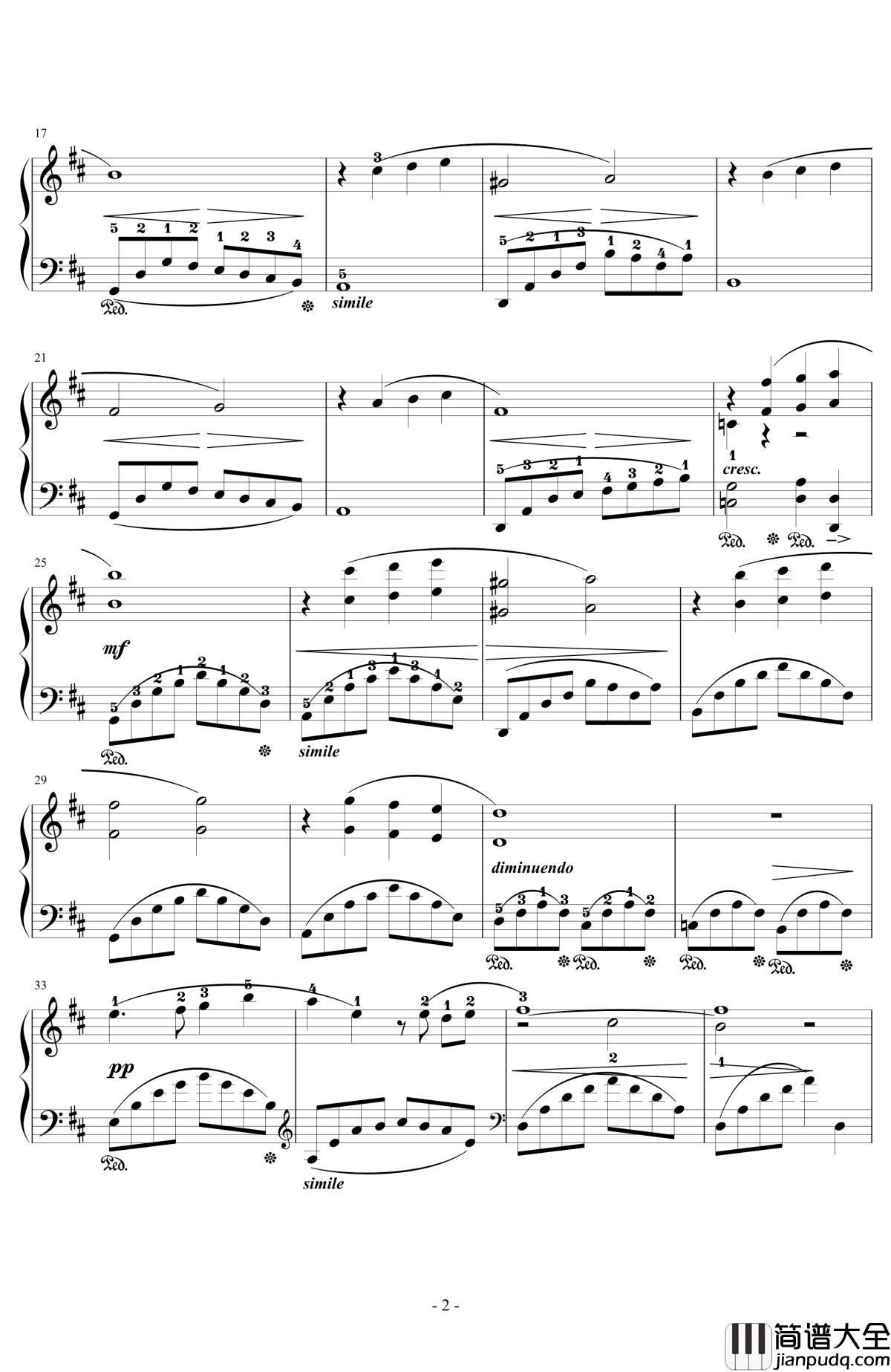 とどかぬ想い钢琴谱_from_FF9_Orchestra_Version_植松伸夫