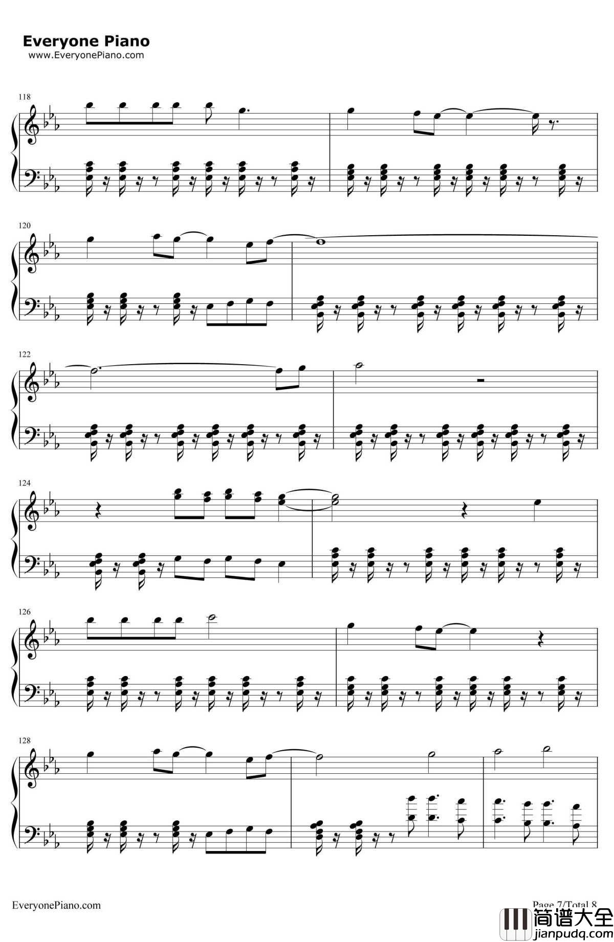 I_Remember_You钢琴谱_TomChaplin
