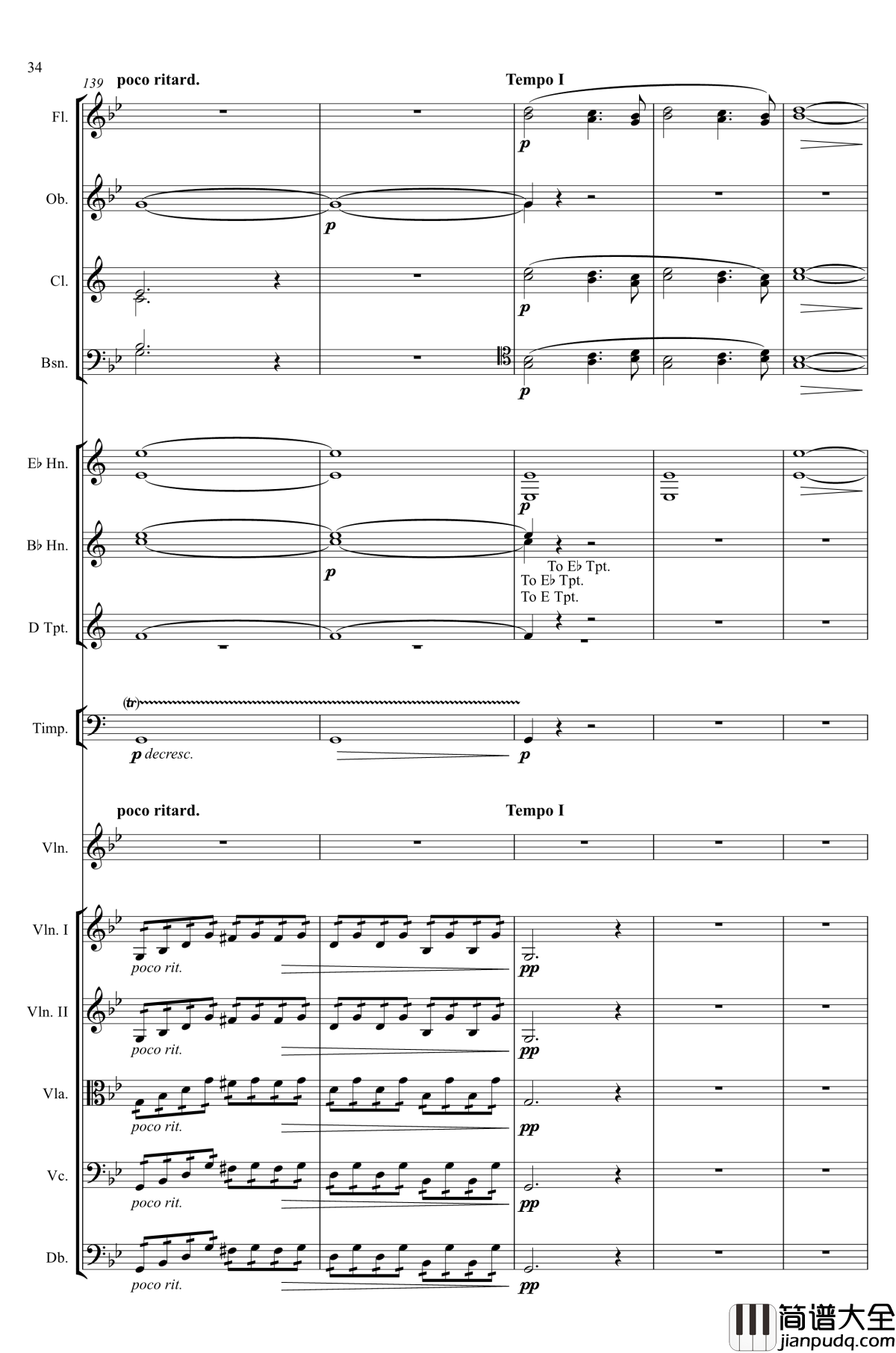 g小调第1小提琴协奏曲Op.26钢琴谱_第一乐章_Max_Bruch
