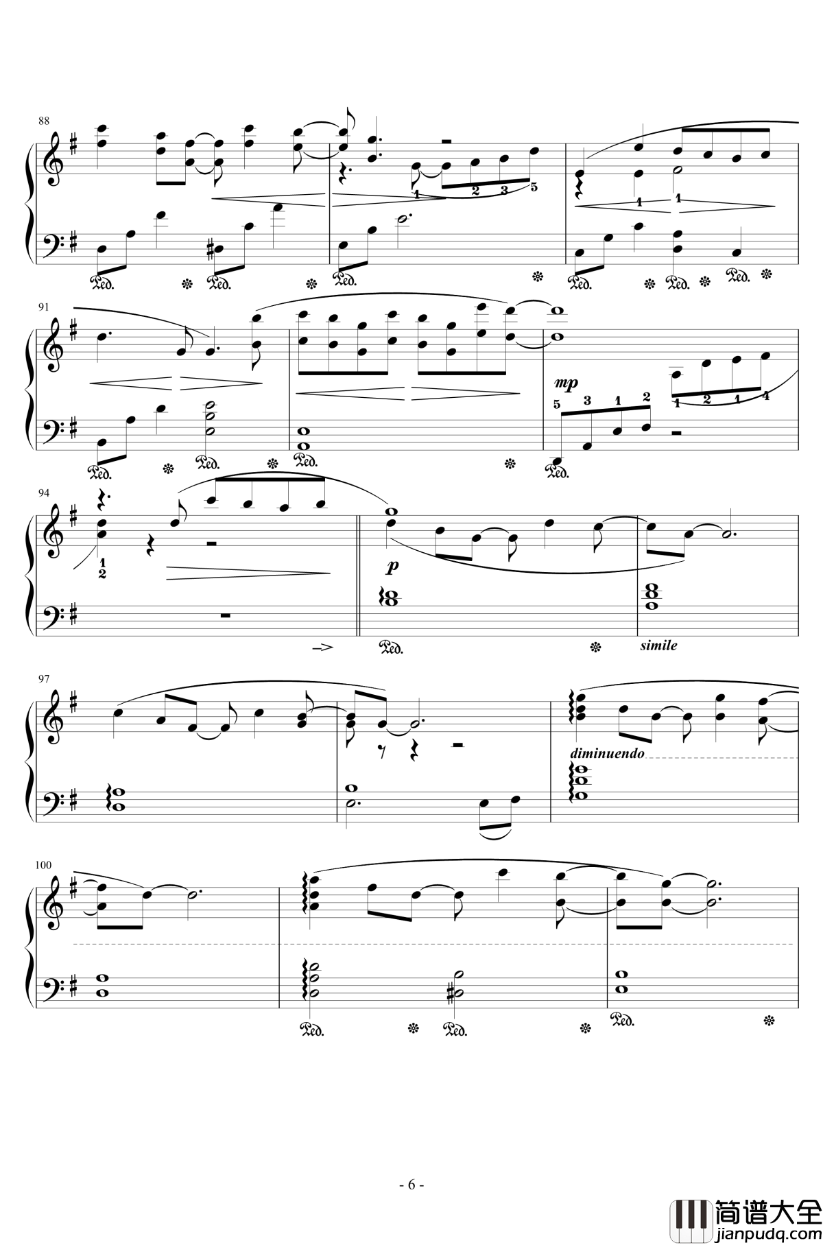 となりのトトロ钢琴谱_龙猫主题曲_広橋真紀子