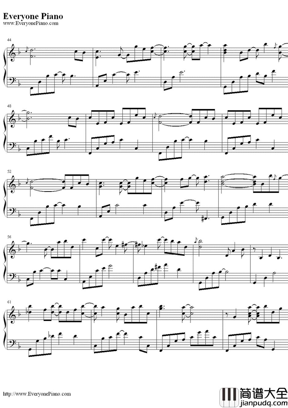 Dreams钢琴谱_李闰珉(Yiruma)