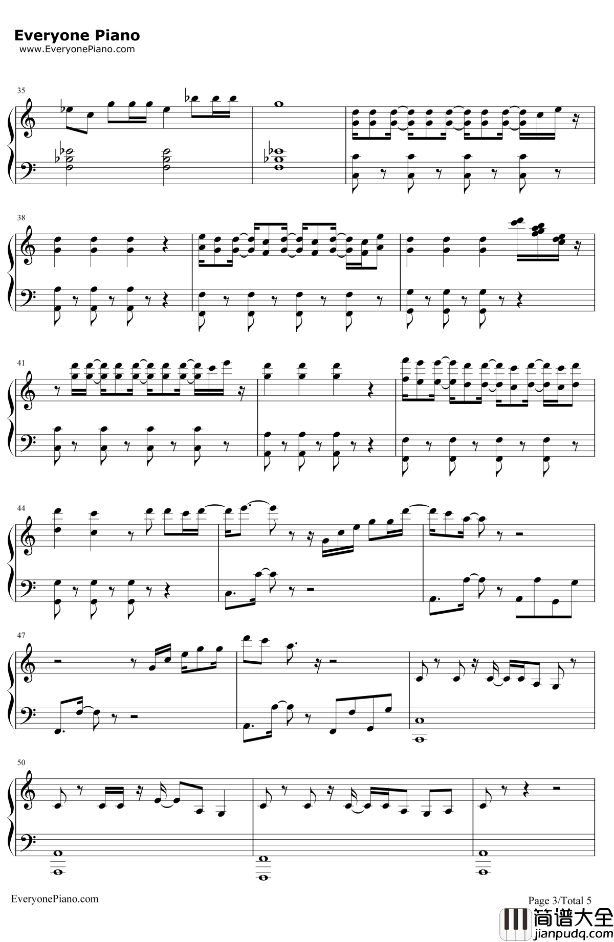 Can'tStopTheFeeling钢琴谱_ThePianoGuys