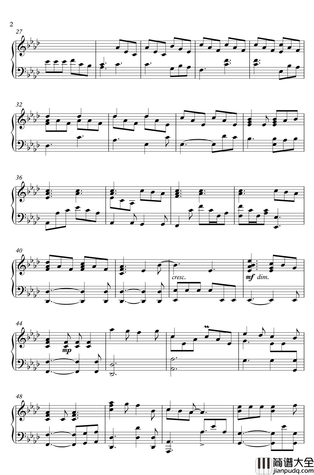 Perfect钢琴谱_the_Piano_Guys