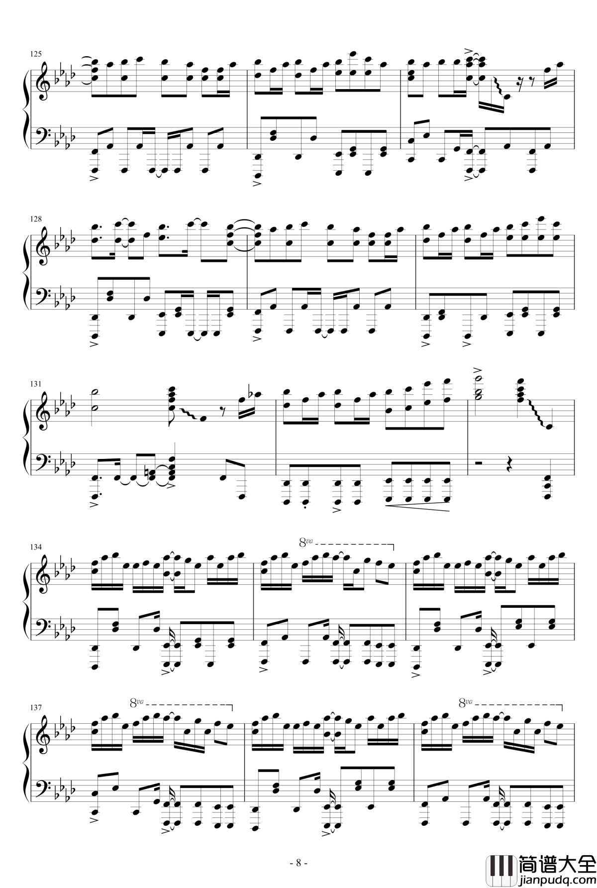 Vocaloid歌曲串烧2017钢琴谱_触手猴