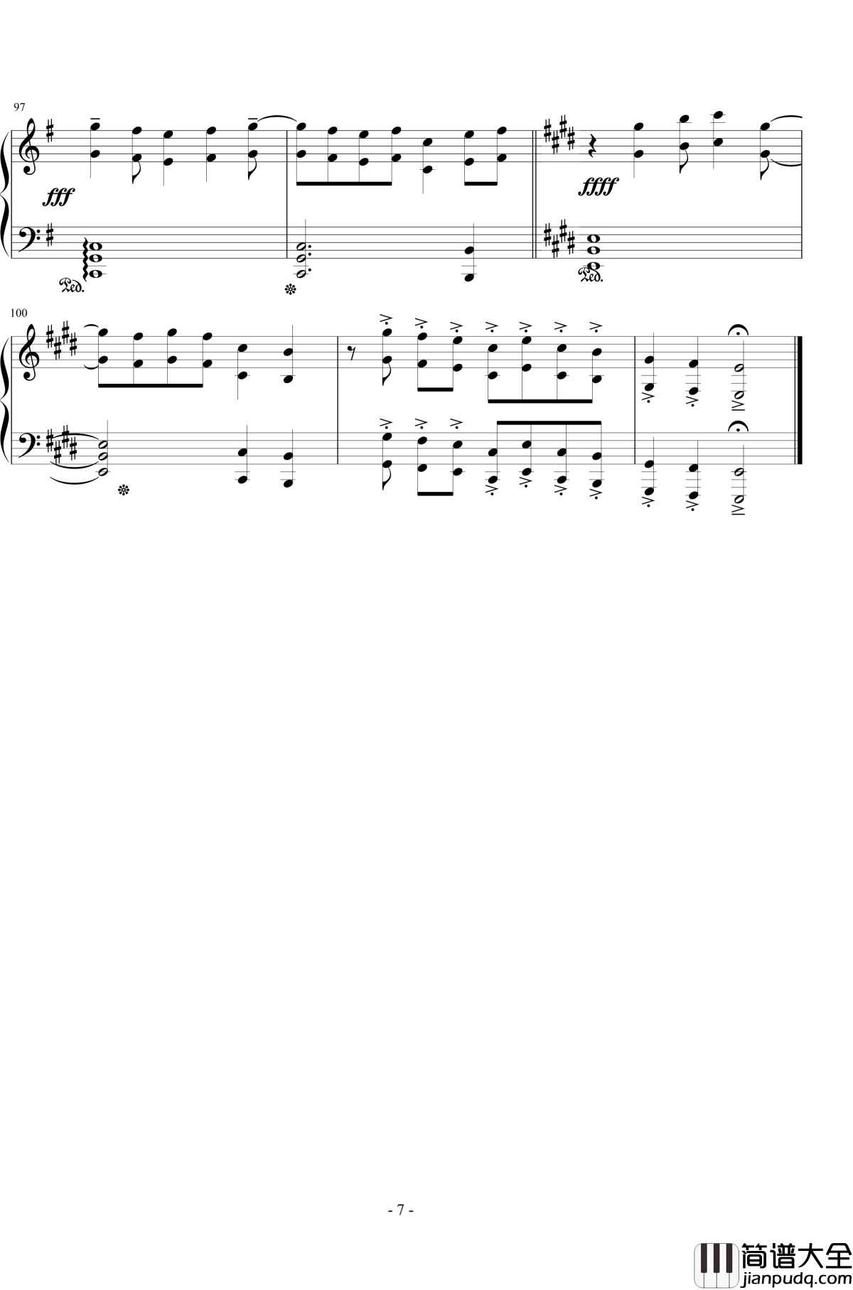 妖精進行曲钢琴谱_王者之喆_異世界