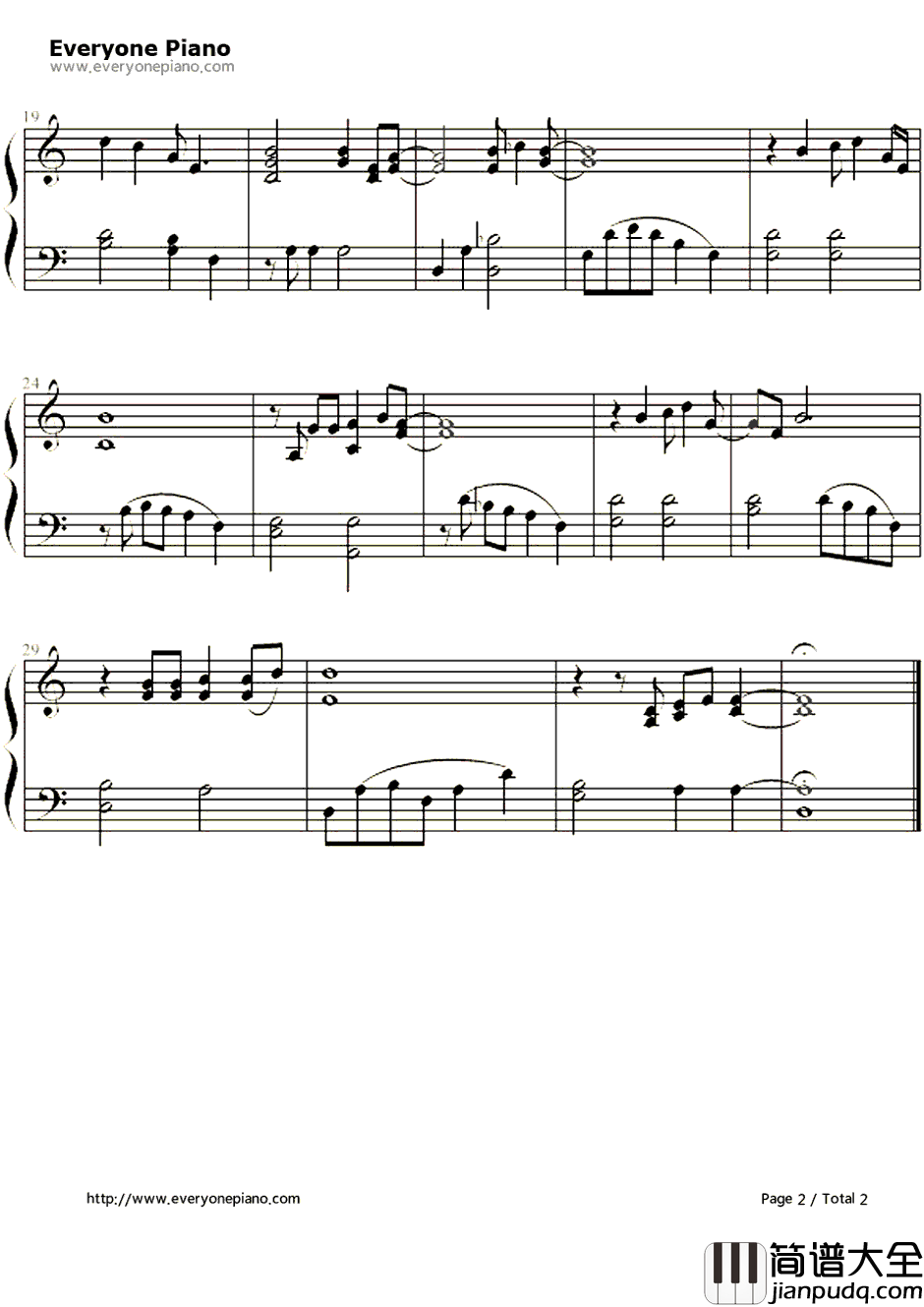The_Long_and_Win_ding_Road钢琴谱_TheBeatles