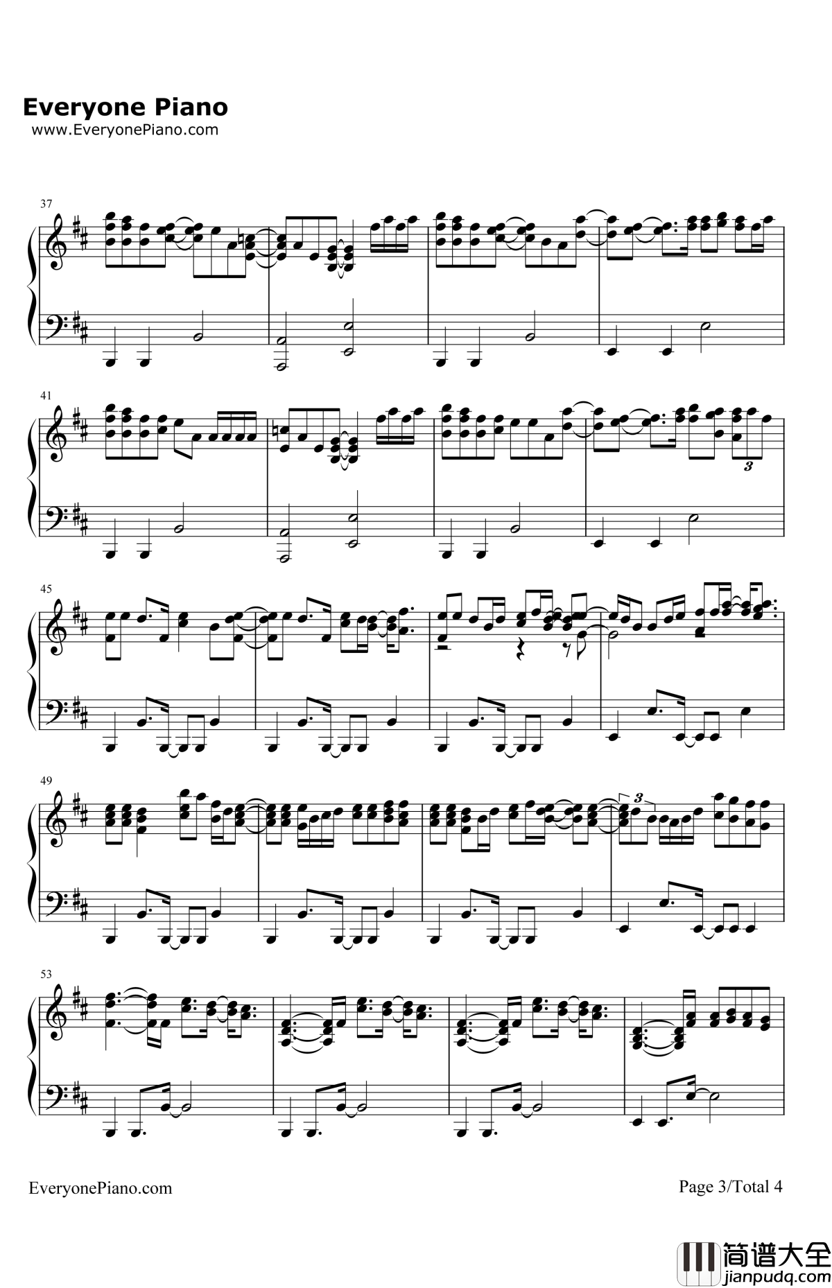 SlowDown钢琴谱_AliciaKeys
