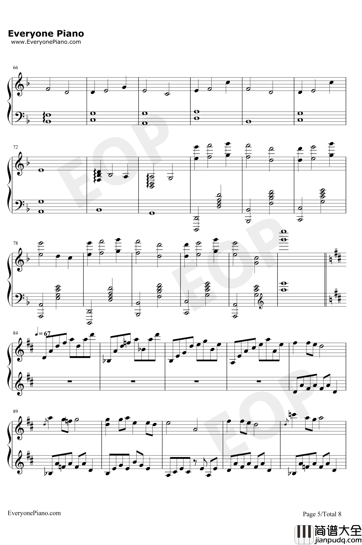 流浪地球组曲钢琴谱_流浪地球_流浪地球组曲