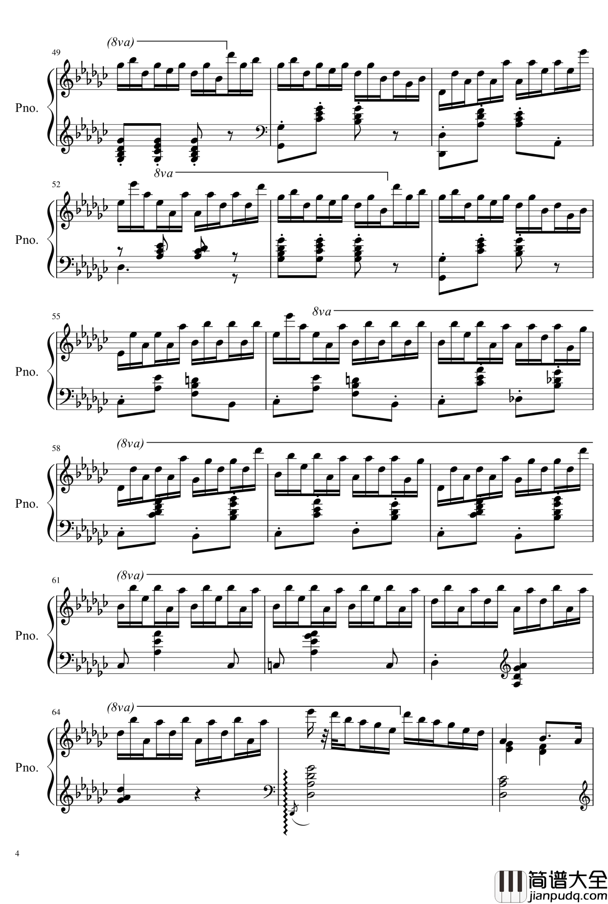 Chopin_Etude_5_Speed_Version钢琴谱_肖邦_chopin
