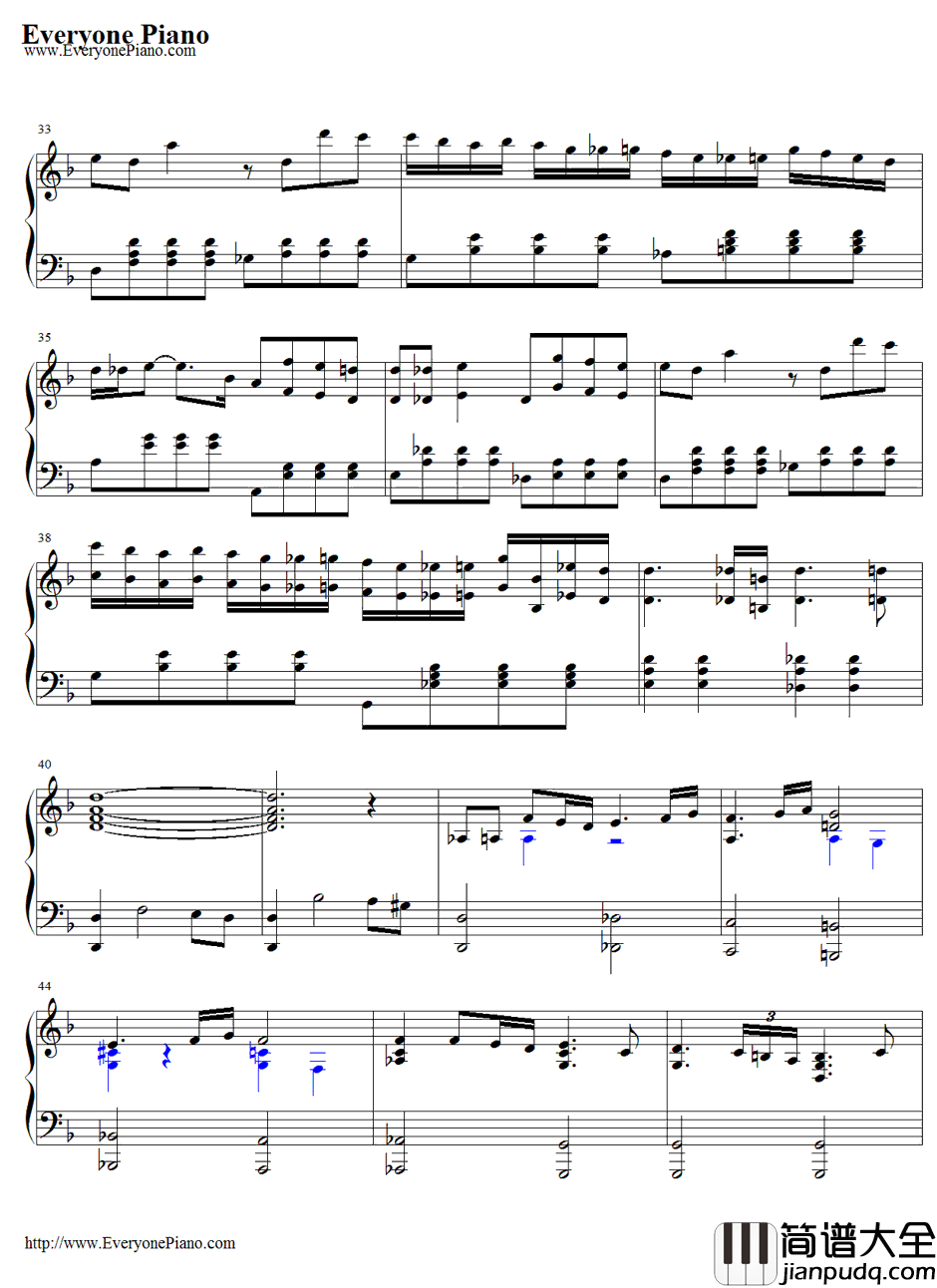 la_piog_gia钢琴谱_久石让JoeHisaishi_时雨之记OST