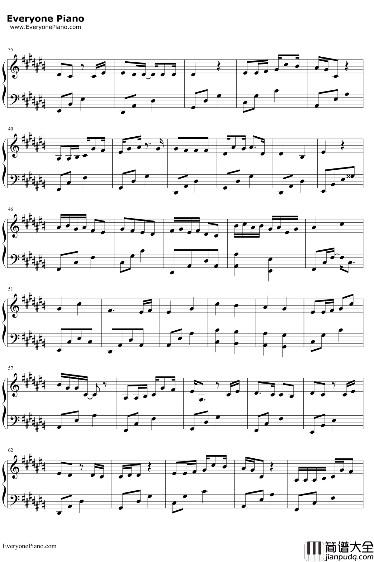 How_Does_A_Moment_Last_Forever钢琴谱_CélineDionLondonVoicesMichaelKosarin__美女与野兽_OST