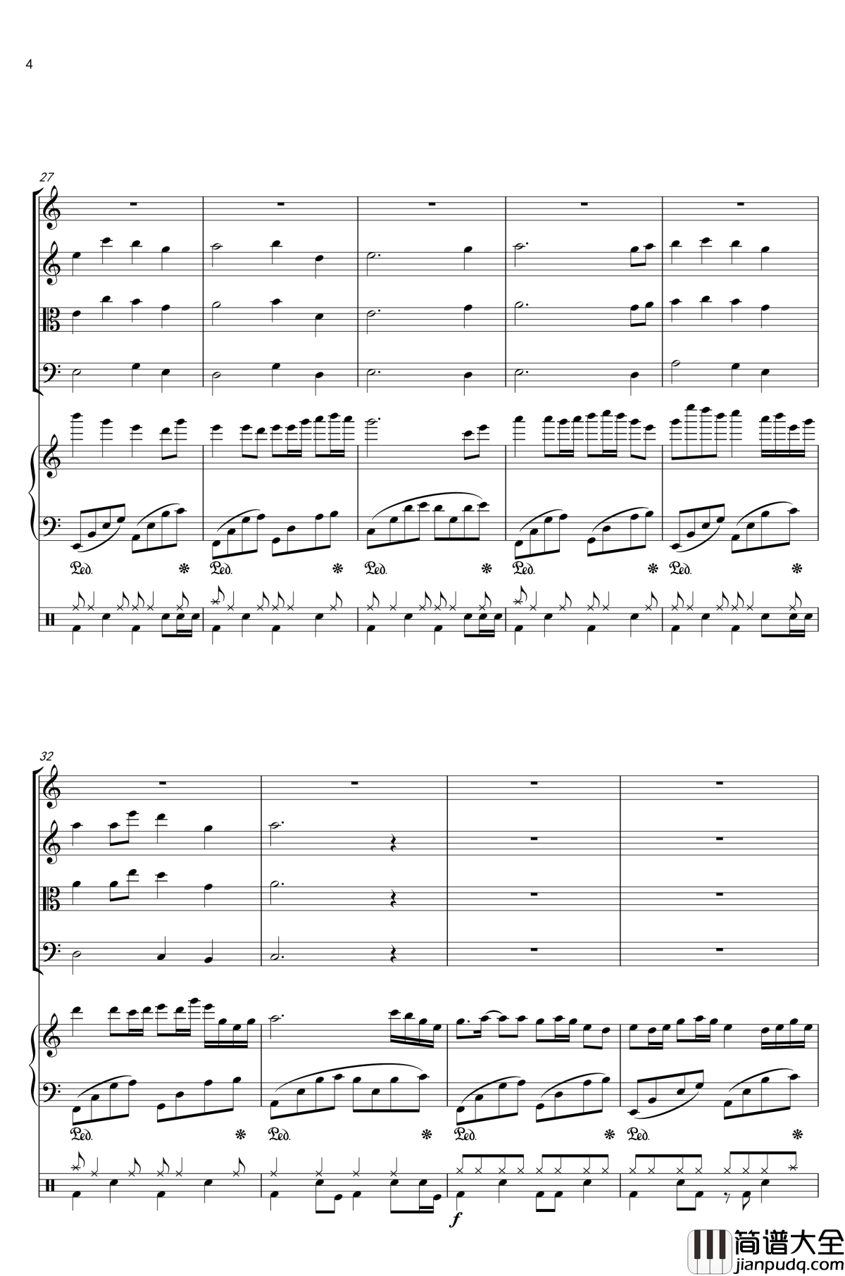 October钢琴谱_1037854971