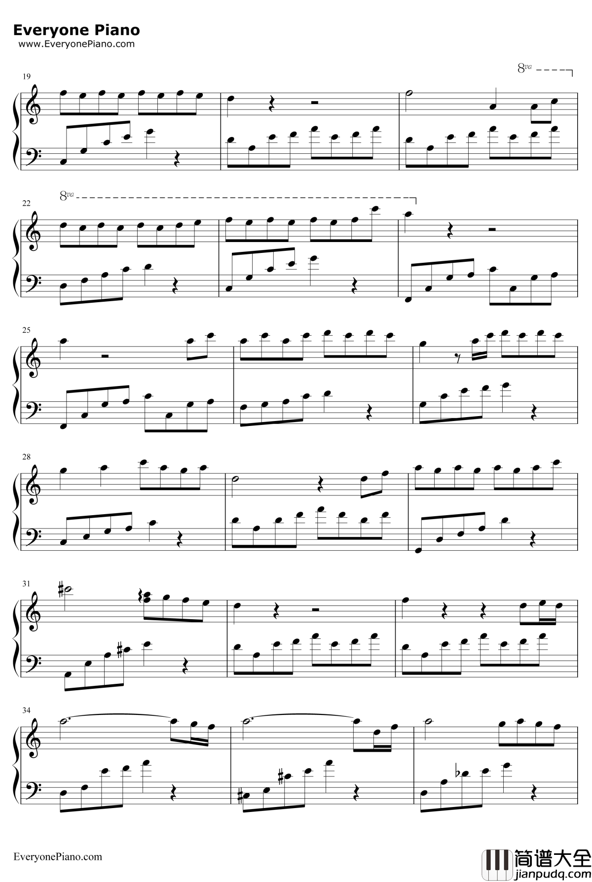 长大的时限钢琴谱_石进_夜的钢琴曲7