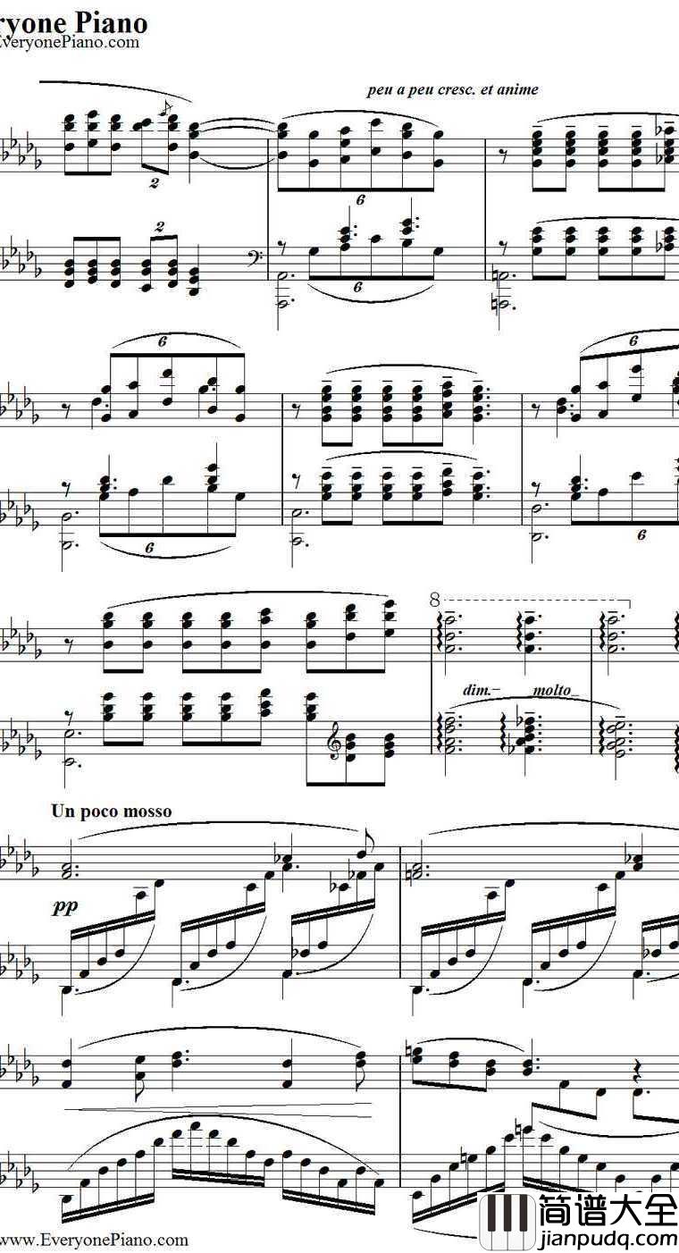 Clair_de_lune钢琴谱_德彪西(Debussy)