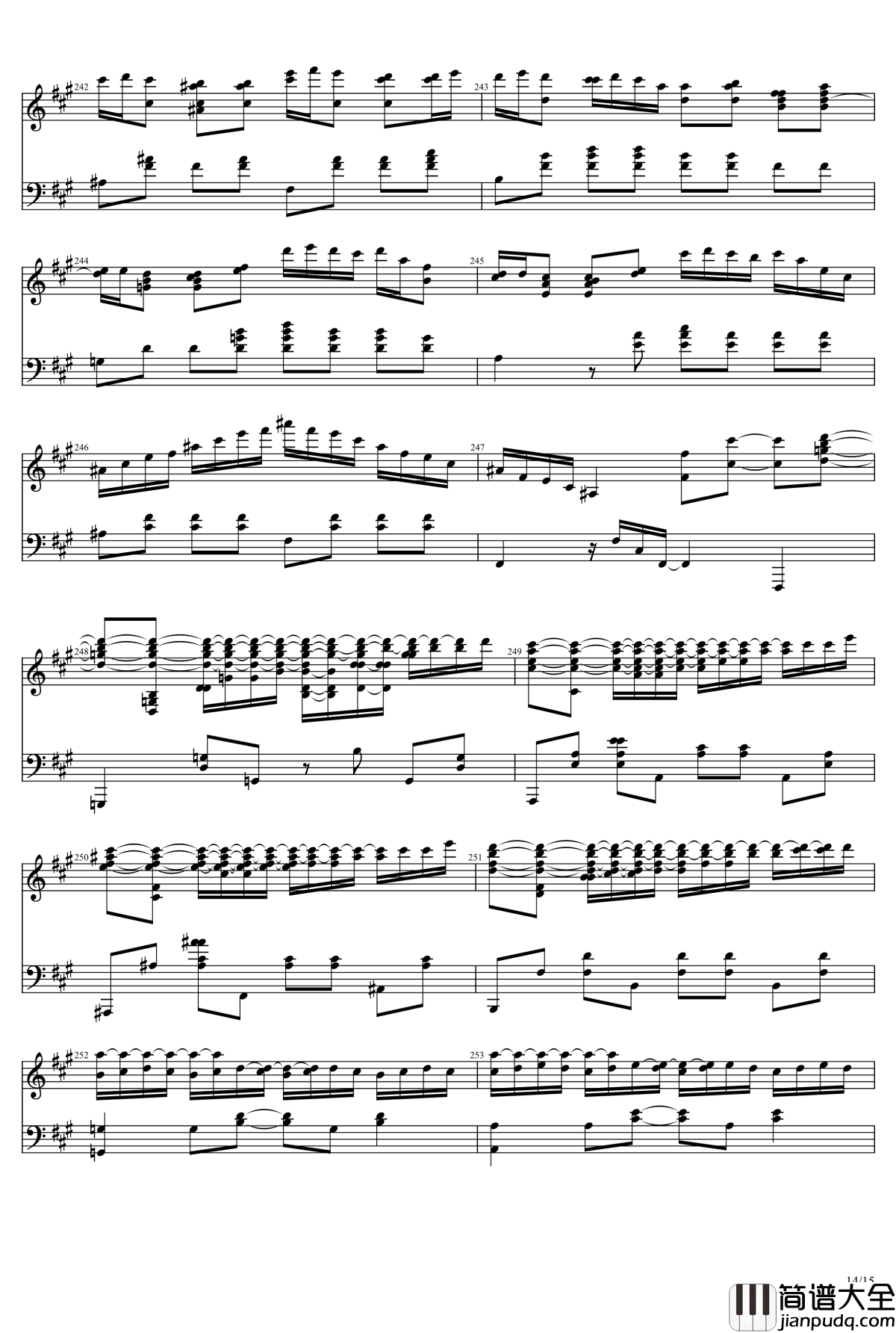 Nagi_no_Asukara_Piano_Suite钢琴谱__来自风平浪静的明天_凪のあすから