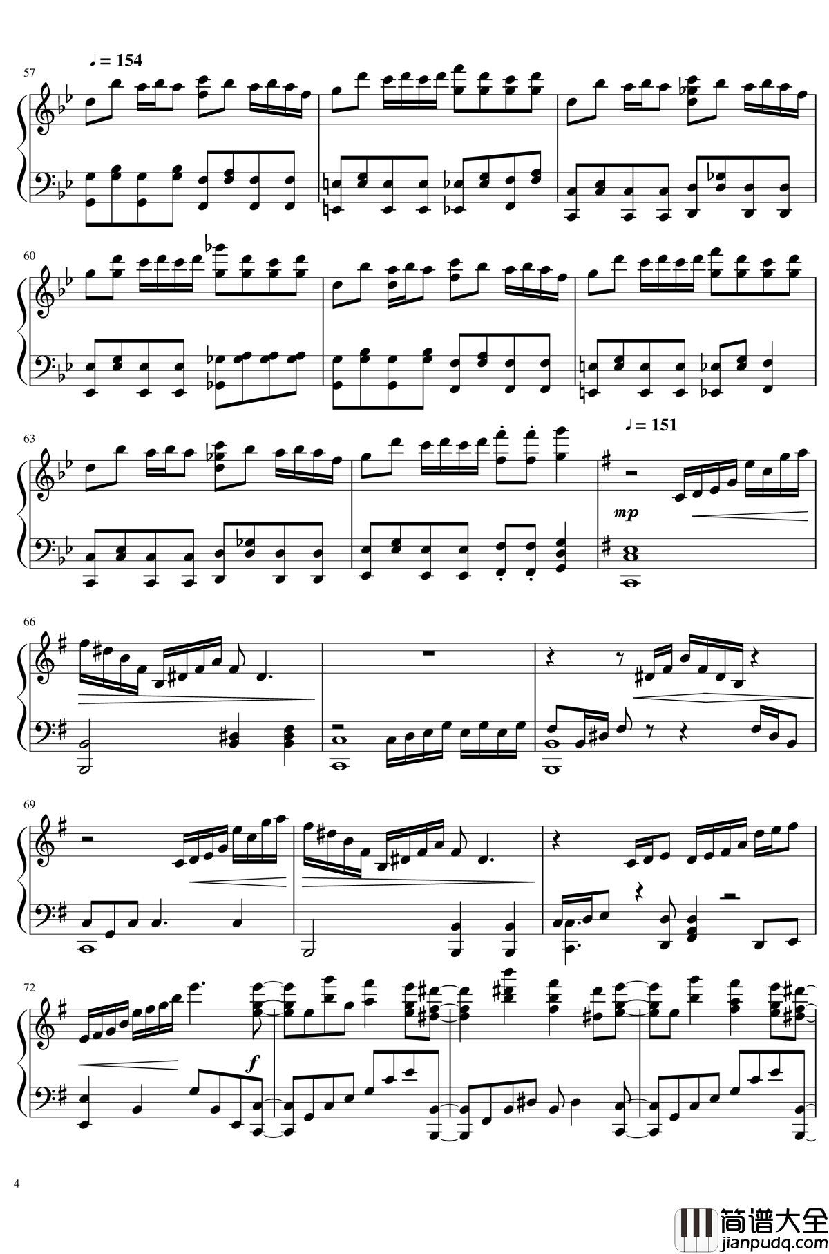 片翼の天使钢琴谱_Orchestra_Version_植松伸夫