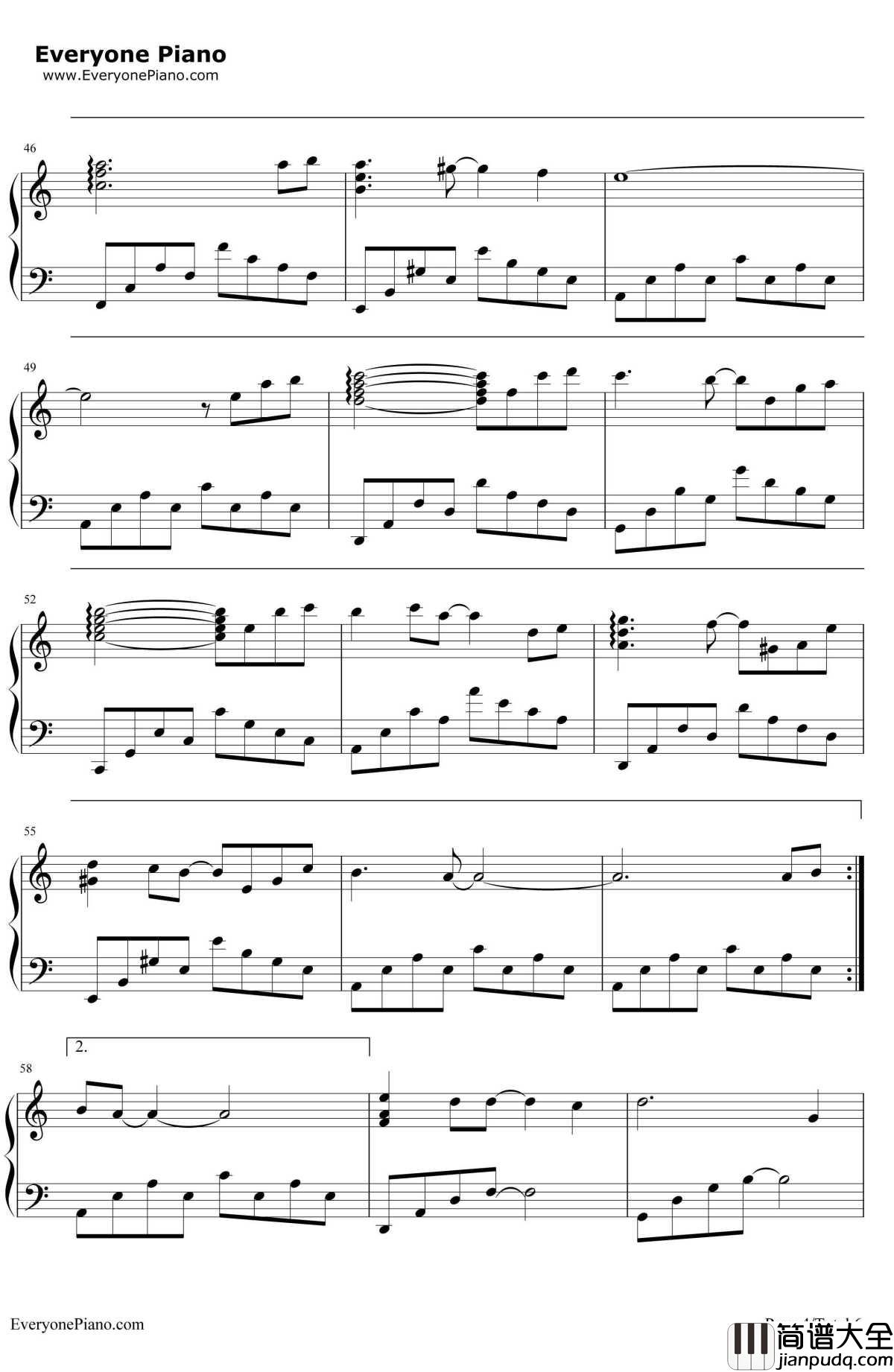 从开始到现在钢琴谱_张信哲_冬季恋歌中文版主题曲
