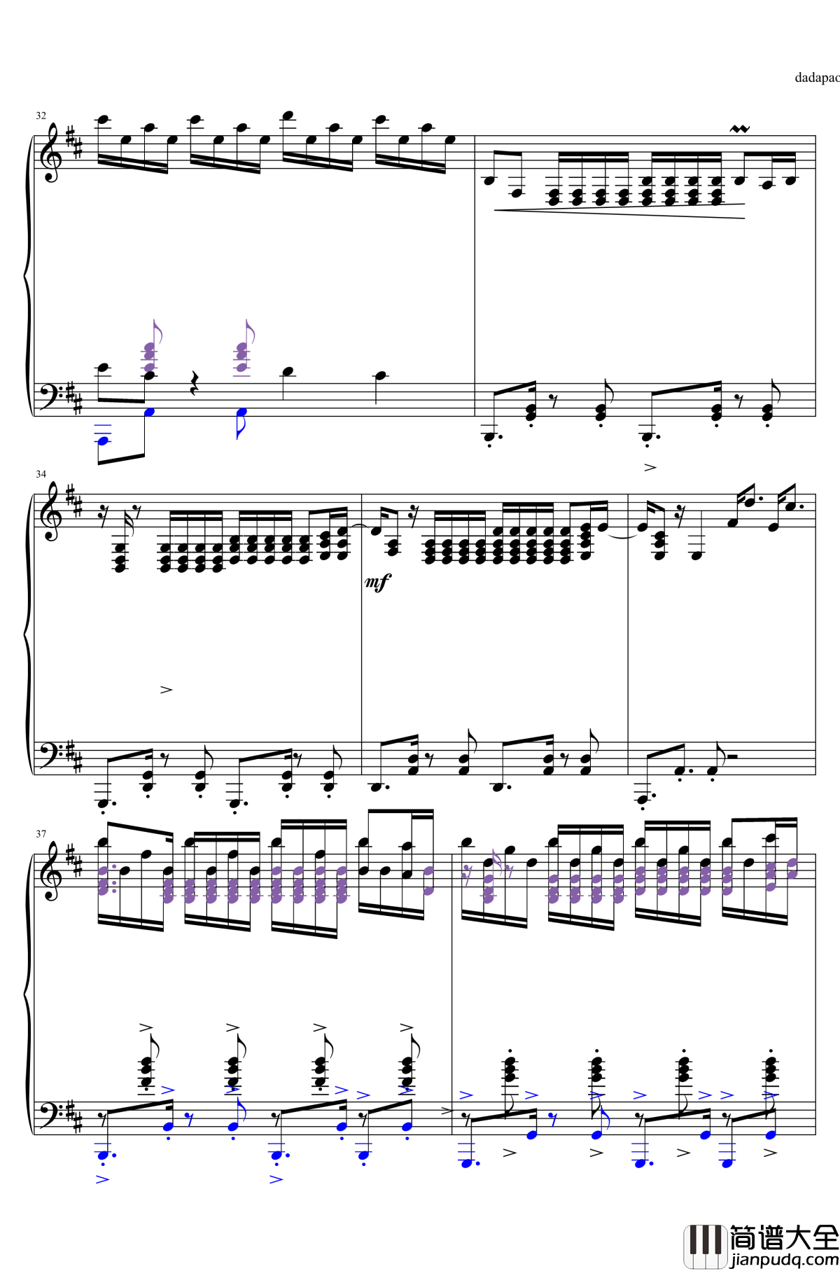despacito钢琴谱_特别版_洋基老爹