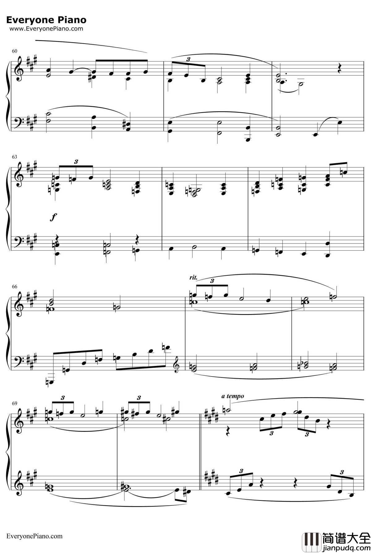 ArabesqueNo.1钢琴谱_ClaudeDebussy