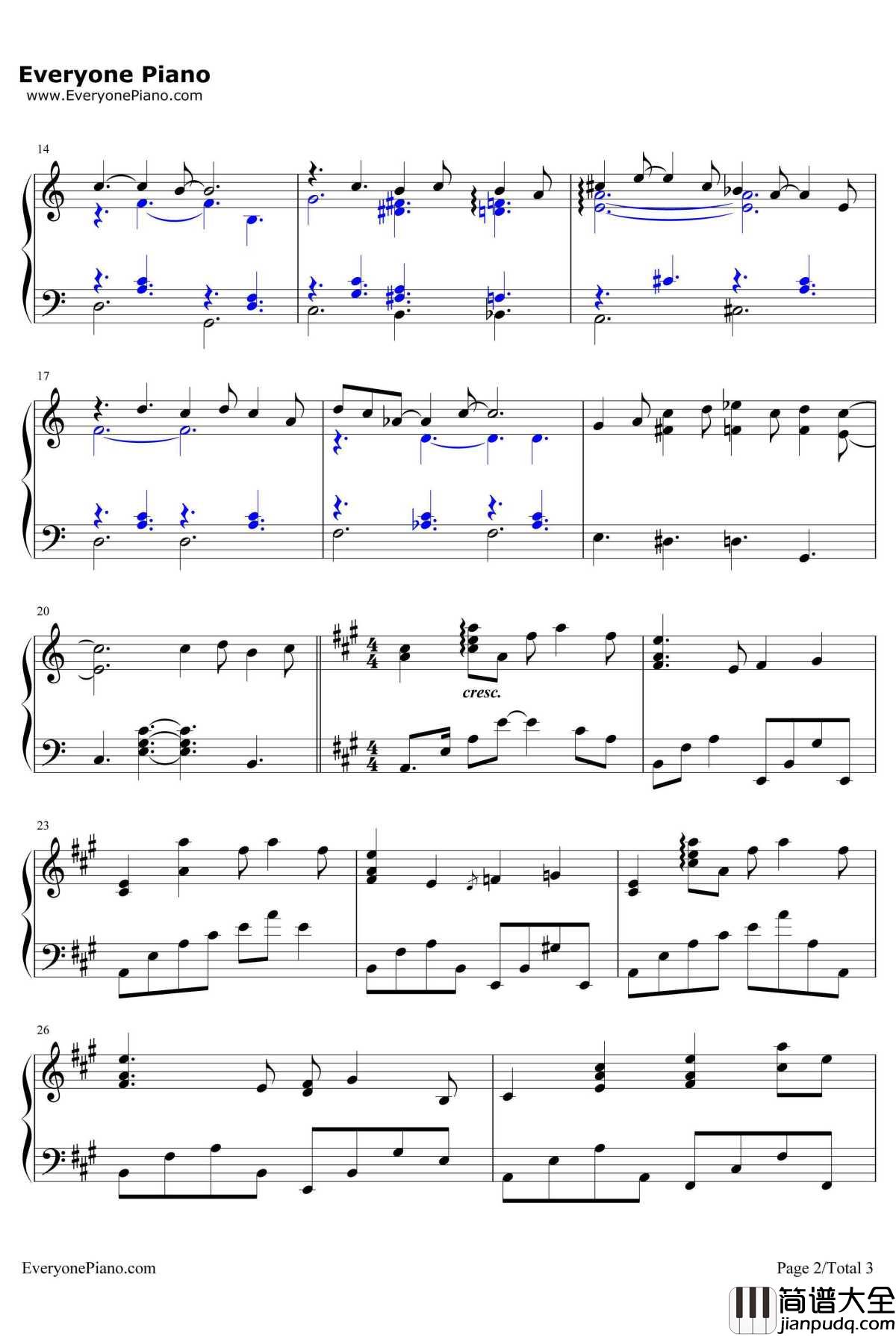 Dream_A_Little_Dream_Of_Me钢琴谱_Yiruma 李闰珉