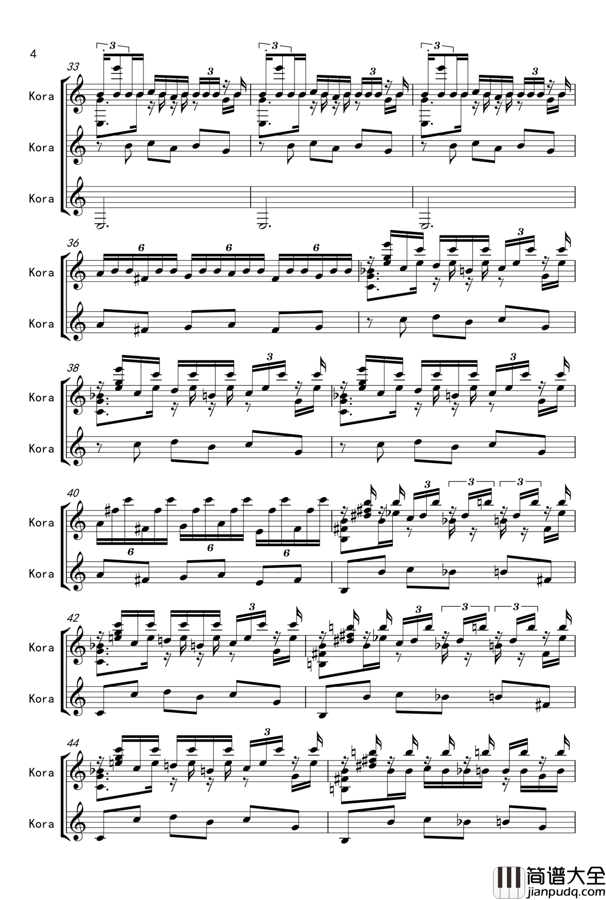 一首有难度的练习曲钢琴谱_伊萨克·阿尔贝尼兹