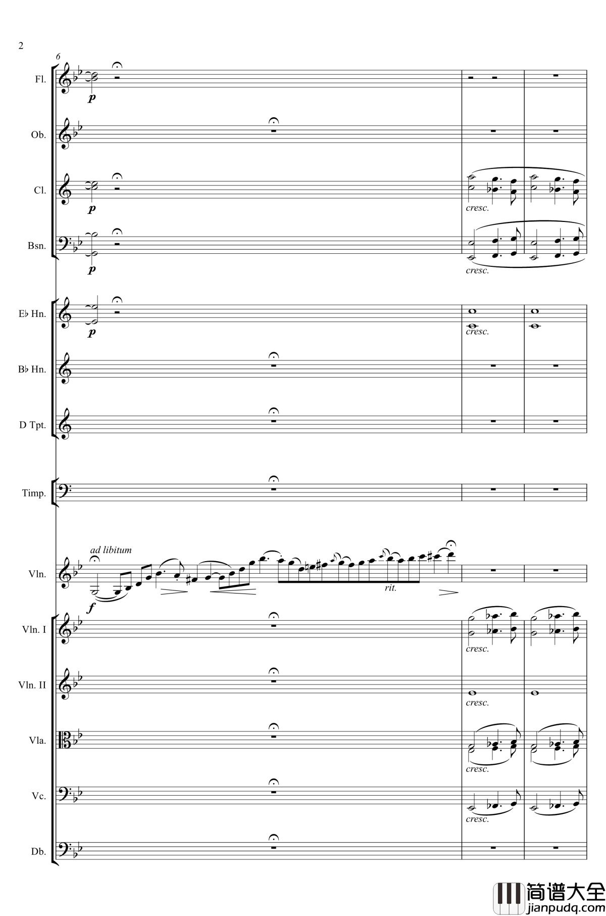 g小调第1小提琴协奏曲Op.26钢琴谱_第一乐章_Max_Bruch