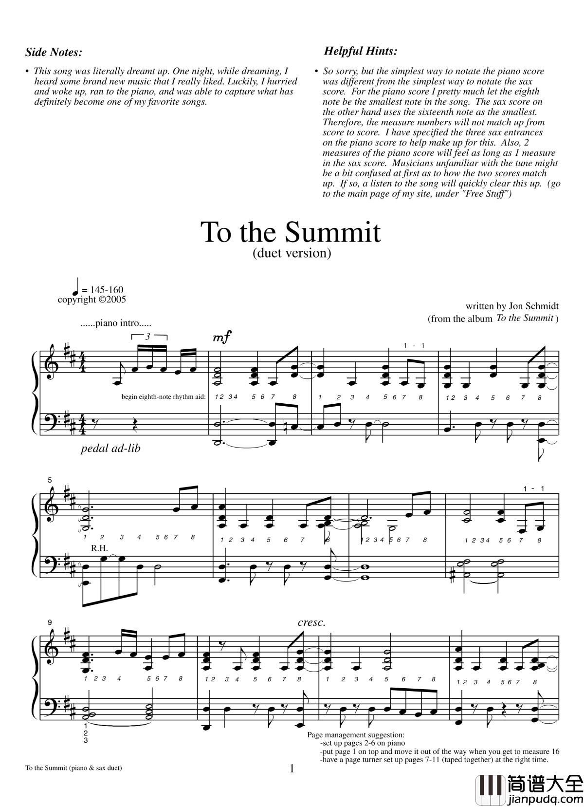 To_the_Summit钢琴谱_Jon_Schmidt