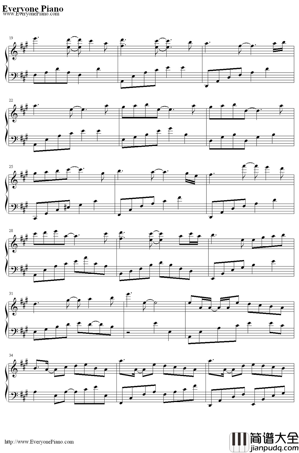 In_The_Morning_Light钢琴谱_雅尼(Yanni)