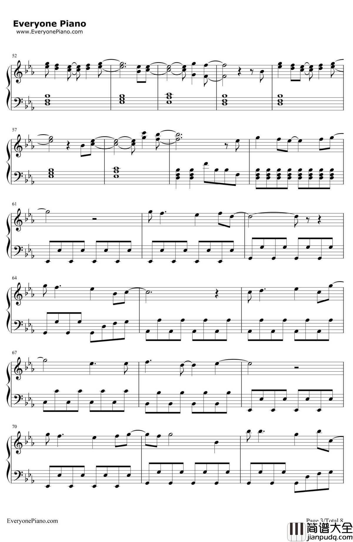 I_Remember_You钢琴谱_TomChaplin