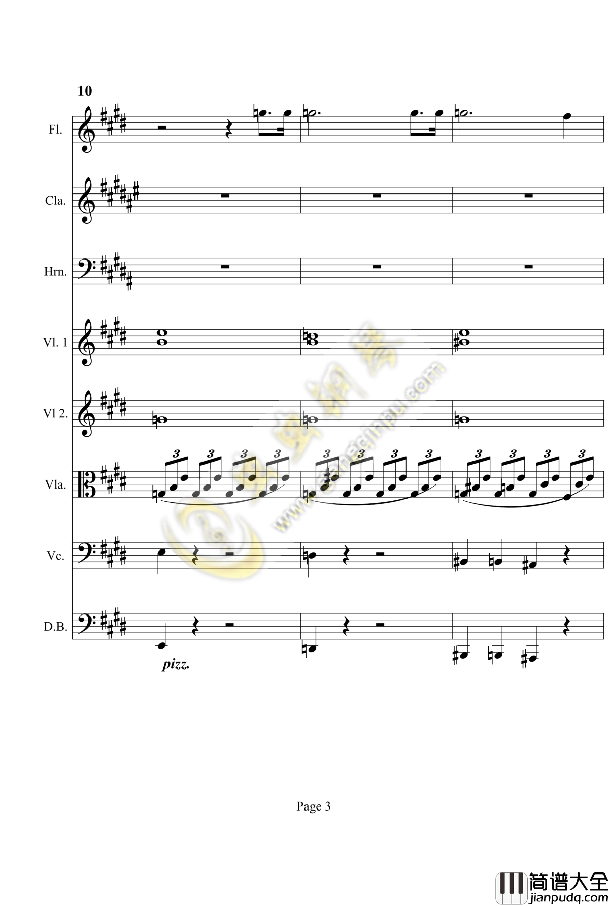奏鸣曲之交响第14首钢琴谱_贝多芬_beethoven