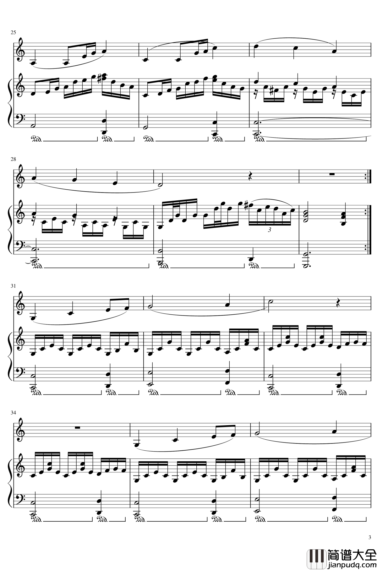 The_Weekend,_Op.116钢琴谱_一个球