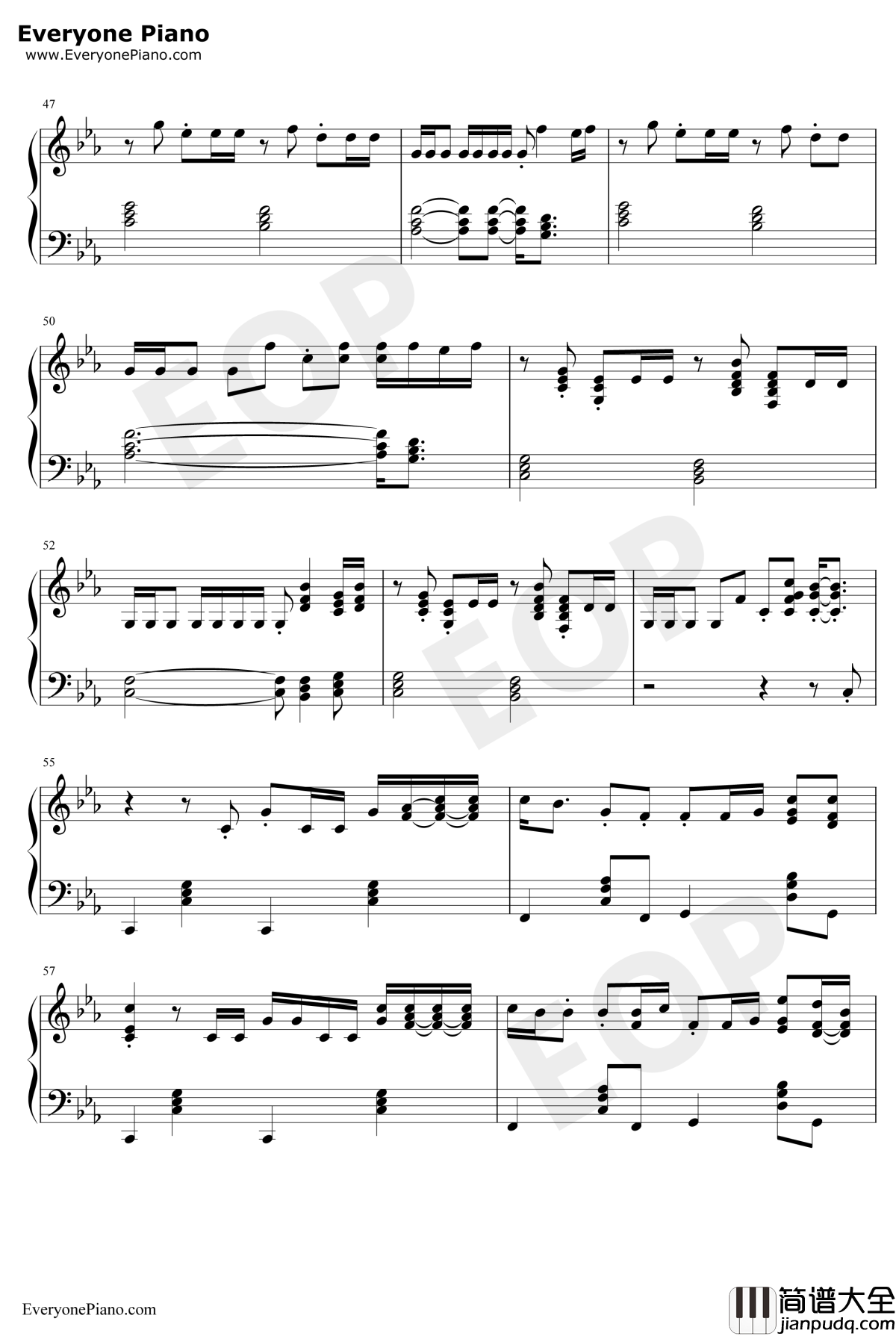 Break_Up_with_Your_Girlfriend_I_am_Bored钢琴谱_Ariana_Grande