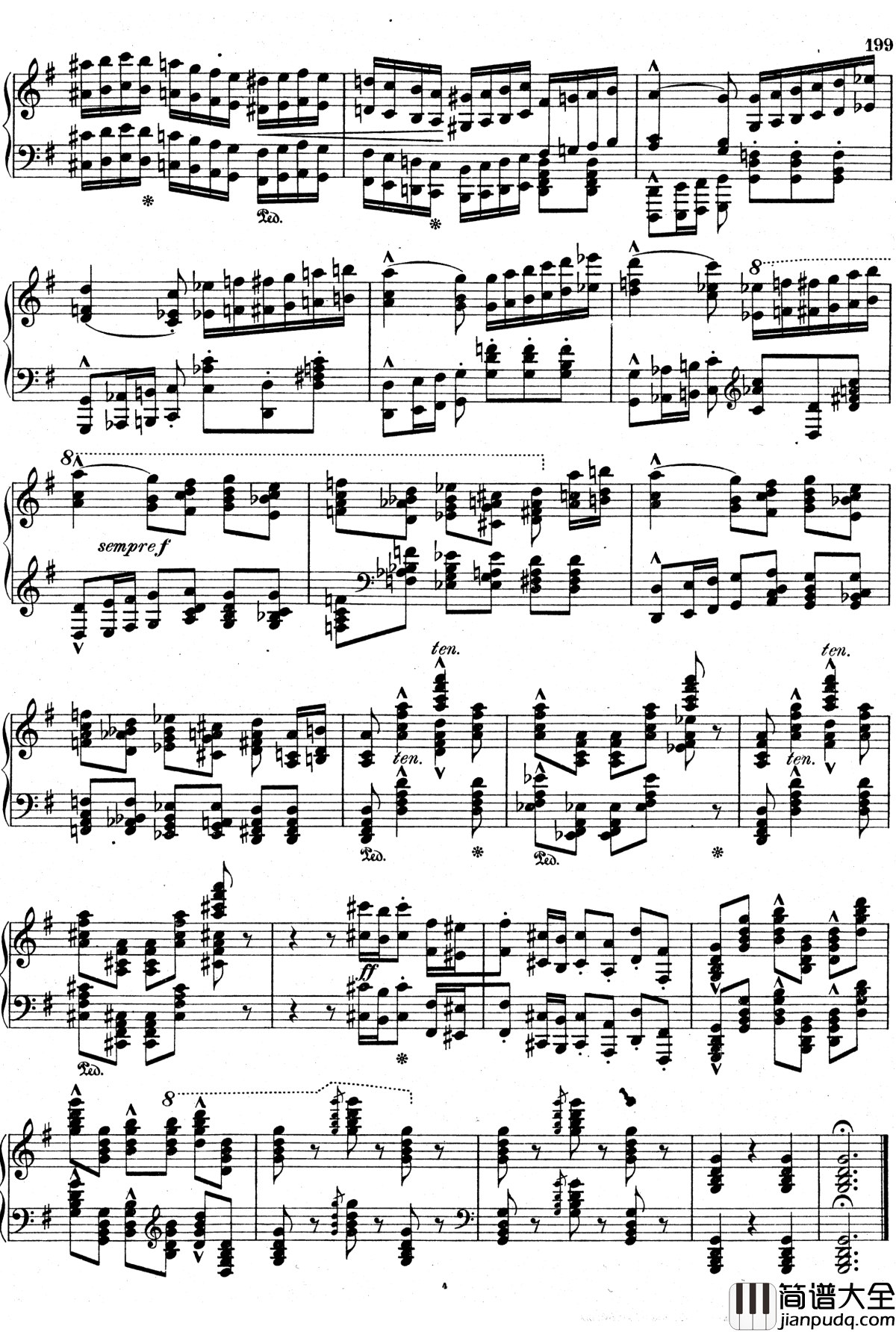 波兰舞曲_S.262钢琴谱_柴科夫斯基_Peter_Ilyich_Tchaikovsky_李斯特改编柴可夫斯基