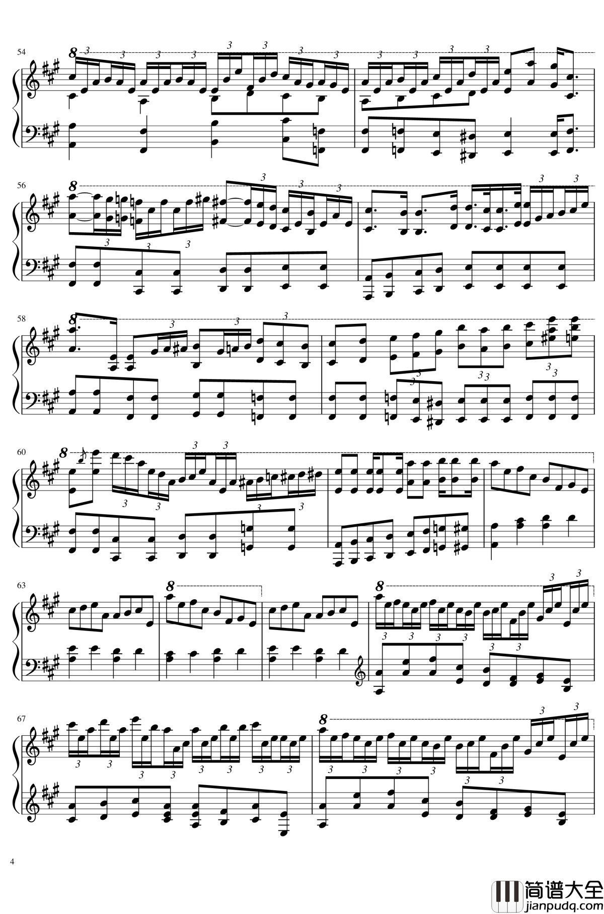 Aurora_Requiem钢琴谱_CosMo暴走P