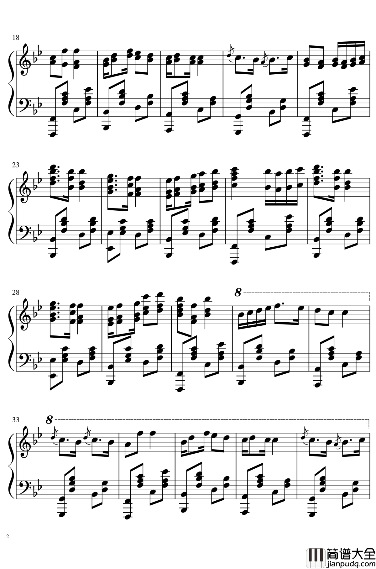 芭蕾舞曲钢琴谱_Ballet_吕恒