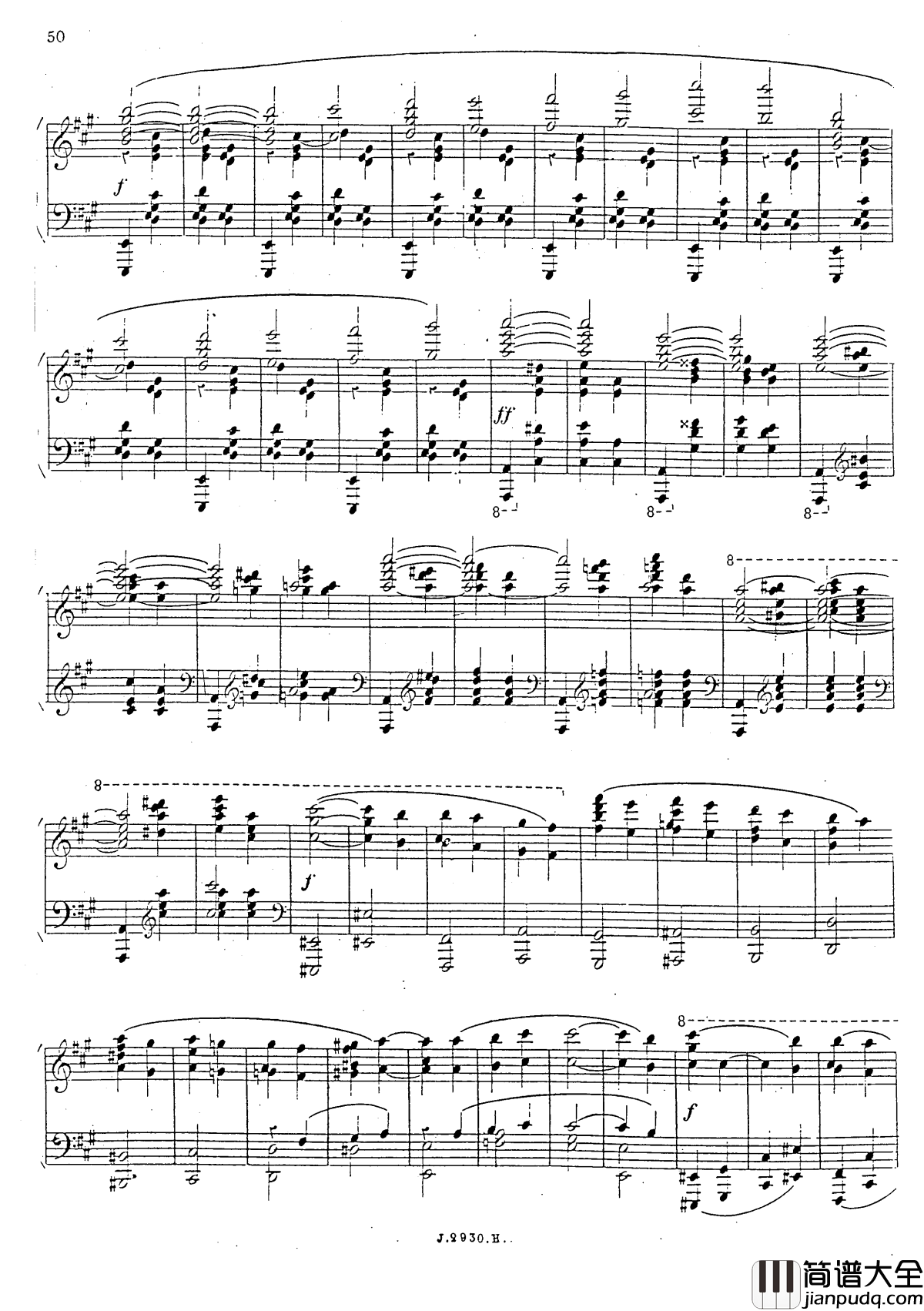 a小调第四钢琴奏鸣曲钢琴谱_安东_鲁宾斯坦__Op.100